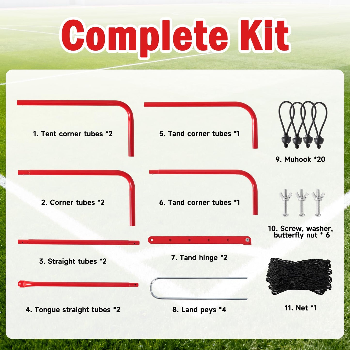 Soccer Rebounder Net, Adjustable Angle Football Training Equipment with Steel Frame, Portable Folding Rebound Net for Passing and Control Practice, Easy Setup Outdoor Sports Gear for Youth and Adults