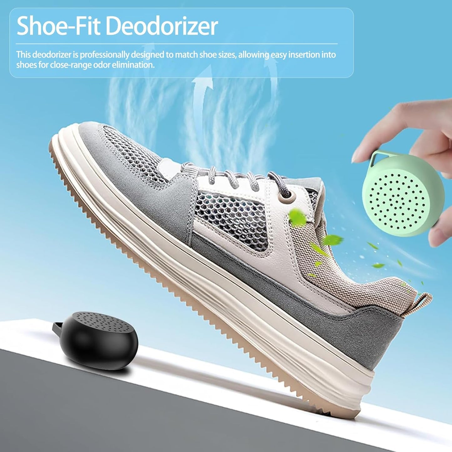 Odor Eliminator | 8 Pack Compact Fragrance-Free Freshener for Closets, Shoes, Refrigerators & Pets