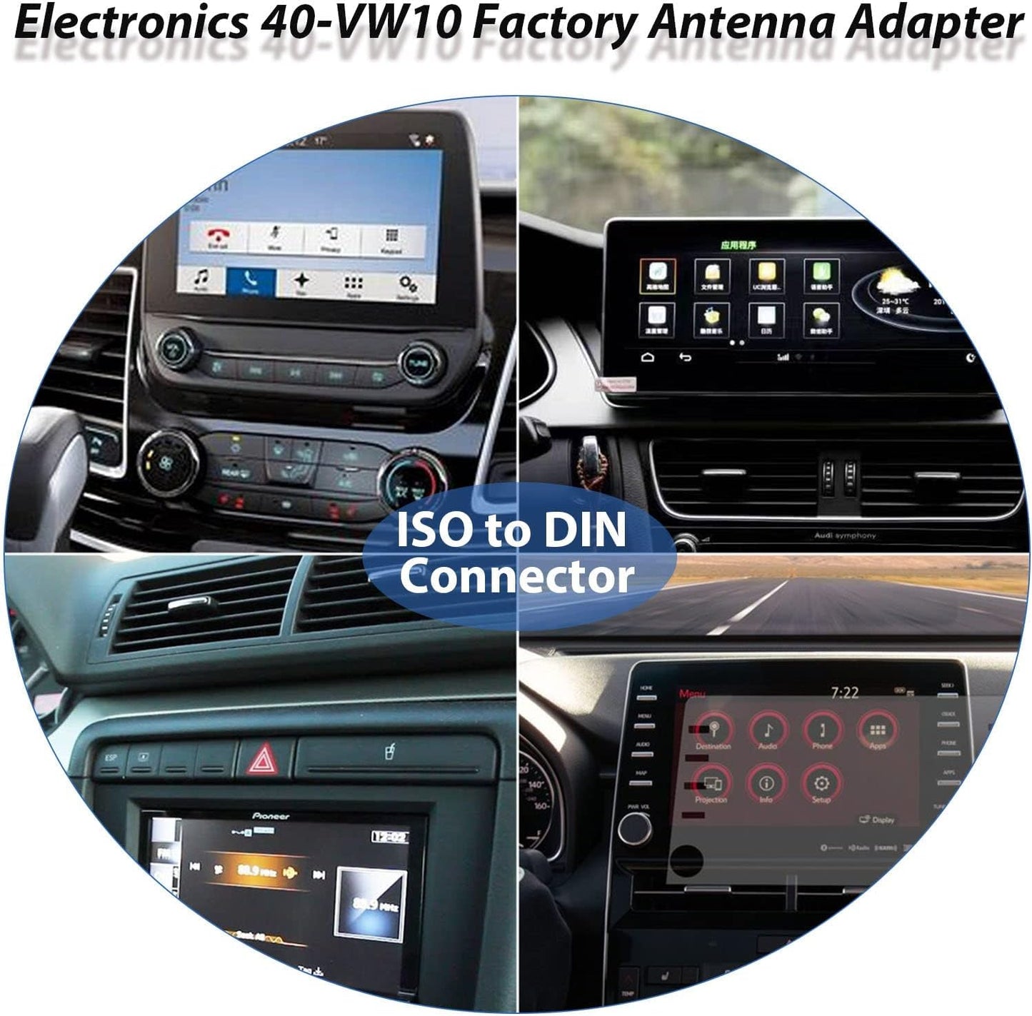 1988-2002 528i/E46/325/323/328i/5/3 RED WOLF Radio Stereo Wire Harness + Antenna Adapter Connector Plug Kit Replacement