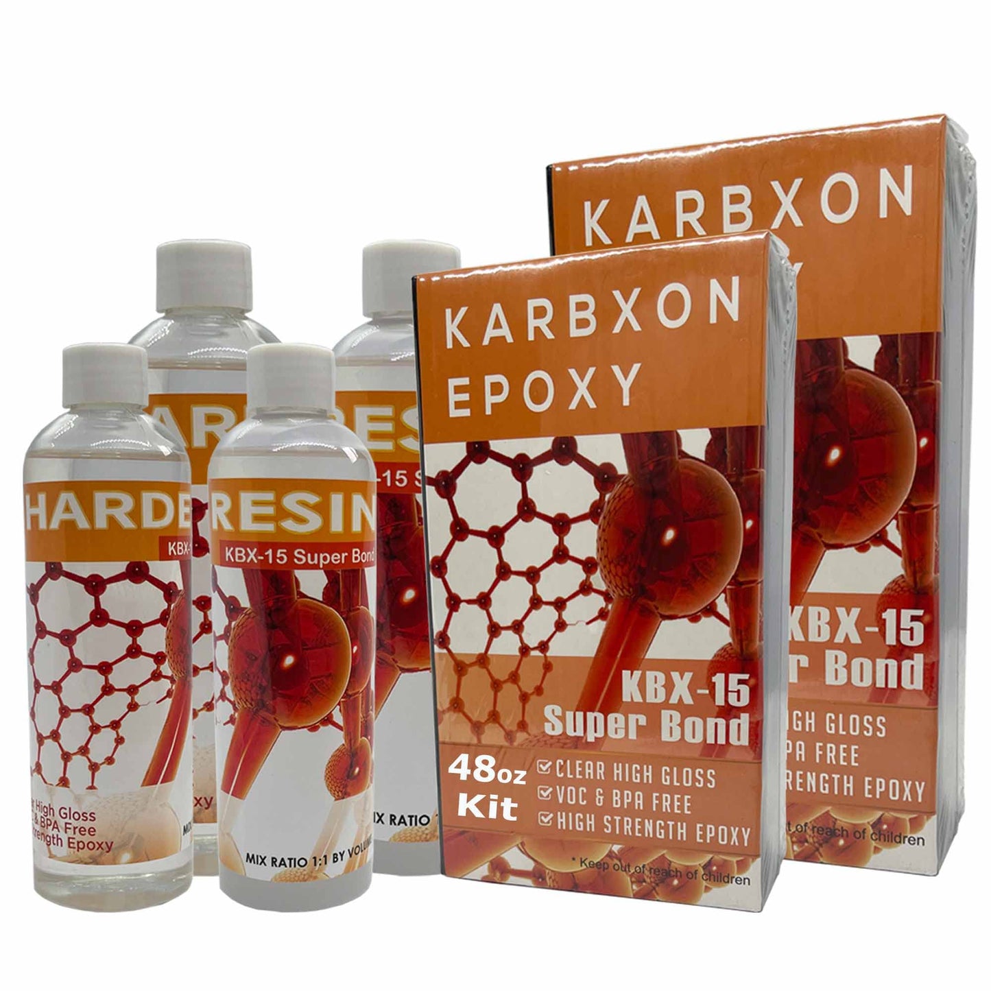 KARBXON - 50 ft x 4 in - Carbon Fiber-Basement Wall Crack Repair Kit - Carbon Fiber Foundation Wall Repair - Easy to Use Includes Instructions & Epoxy