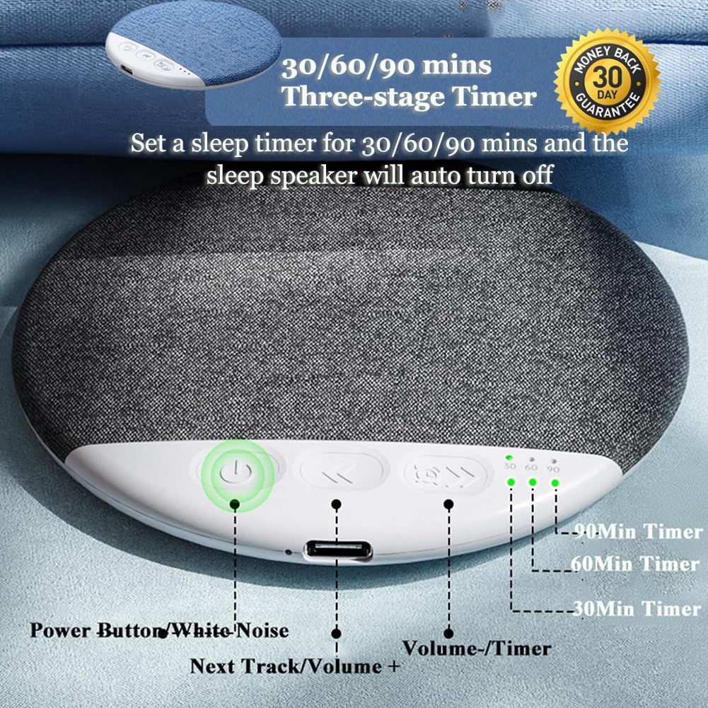 Generic 2026 Under Pillow Speaker Bluetooth for Sleeping, New Flat Under Pillow Speakers, Ultra-Thin Pillow Wireless
