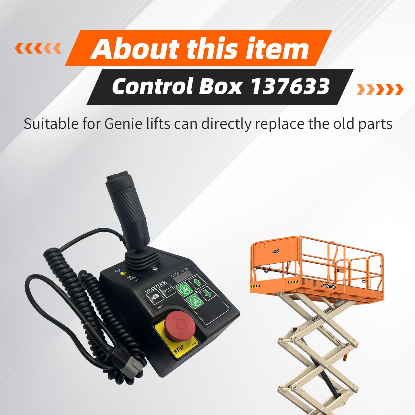 137633 Control Box Assembly for Genie Gen 6 GS-1530 GS-1532 GS-1930 GS-1932 GS-2032 GS-2046 GS-2632 GR-12 GR-15 GR-20 GS-1530 GS-1532 GS-1930