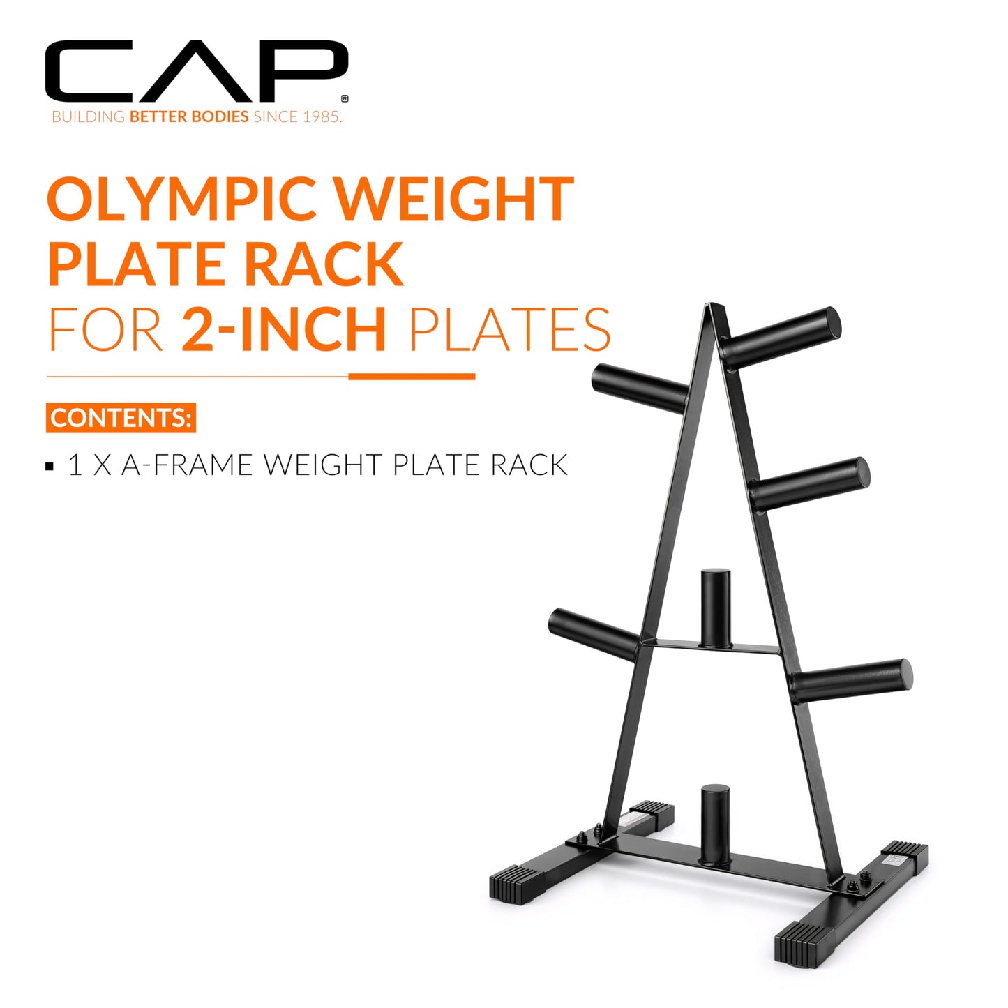 CAP Barbell Olympic 2-Inch Plate Rack
