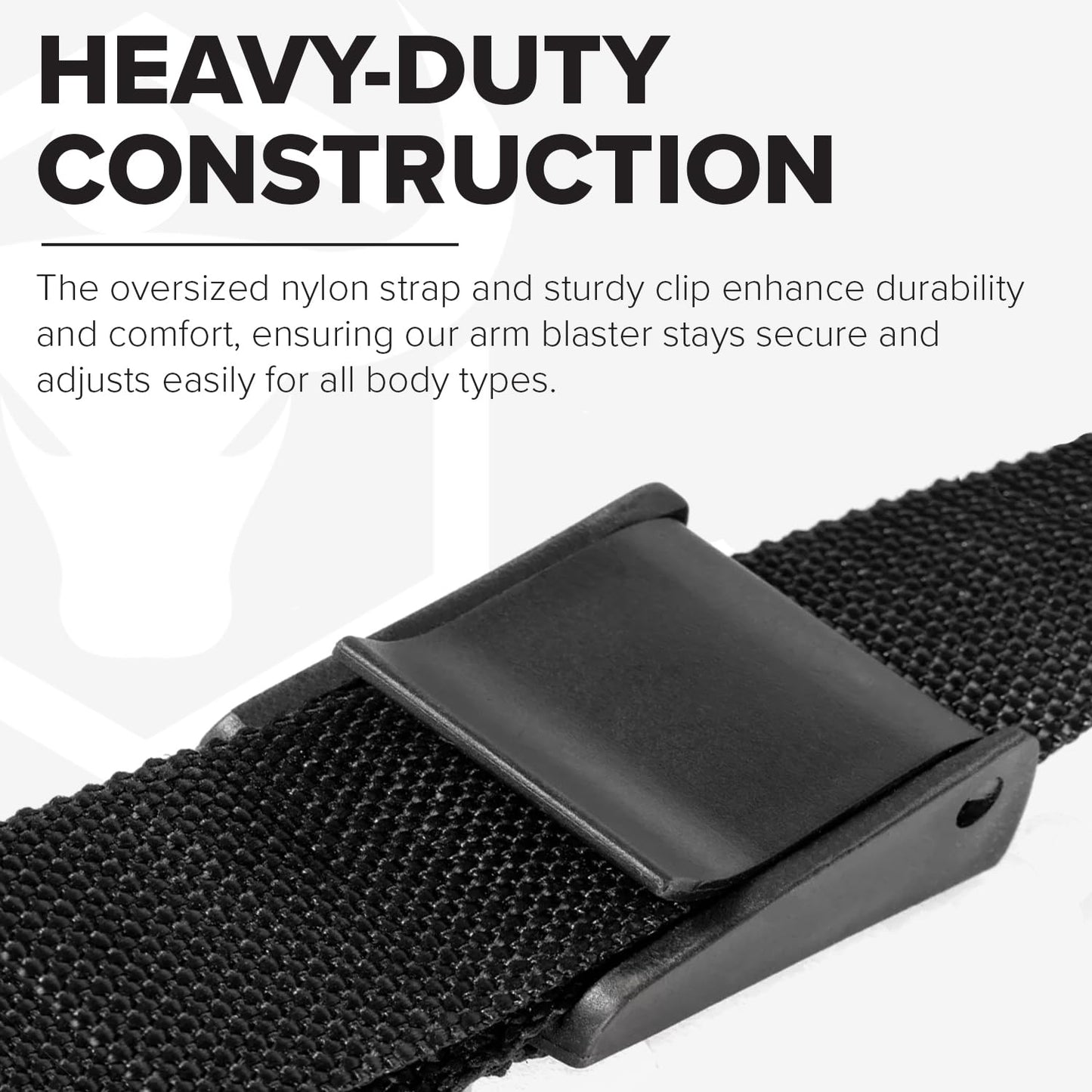 Iron Bull Strength Arm Blaster for Bicep Curls - Get Bigger Arms with Biceps Isolation Workout - Arm Support Strict Curl for Big Arms (Black)