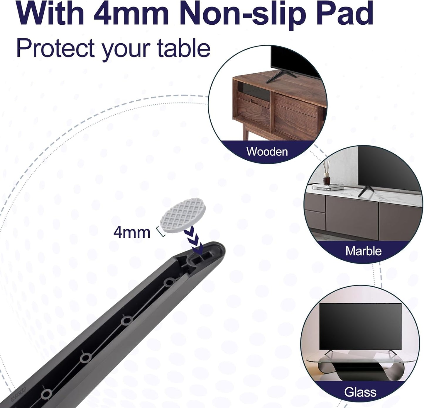 32" 40" 43" 49" 50" 55" 65" 40S325 43S431 50S423 50S546 55S401 65S555 TV Legs for TCL TCL TV Stand Legs, Stand for TCL