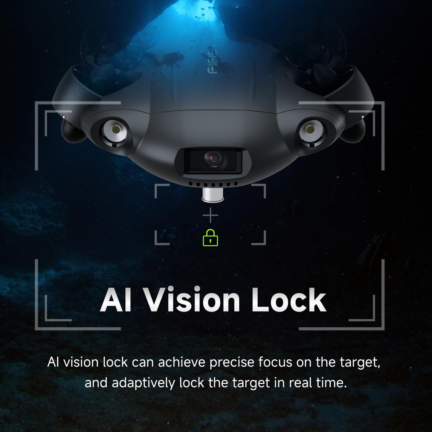 FIFISH QYSEA V6 Expert M200A Underwater Drone with Robotic Arm, AI Vision Lock Portable ROV with Q-Interface, Underwater Robot with Industrial Case, 6 Hours Working Time, 4K Camera, 660ft Dive