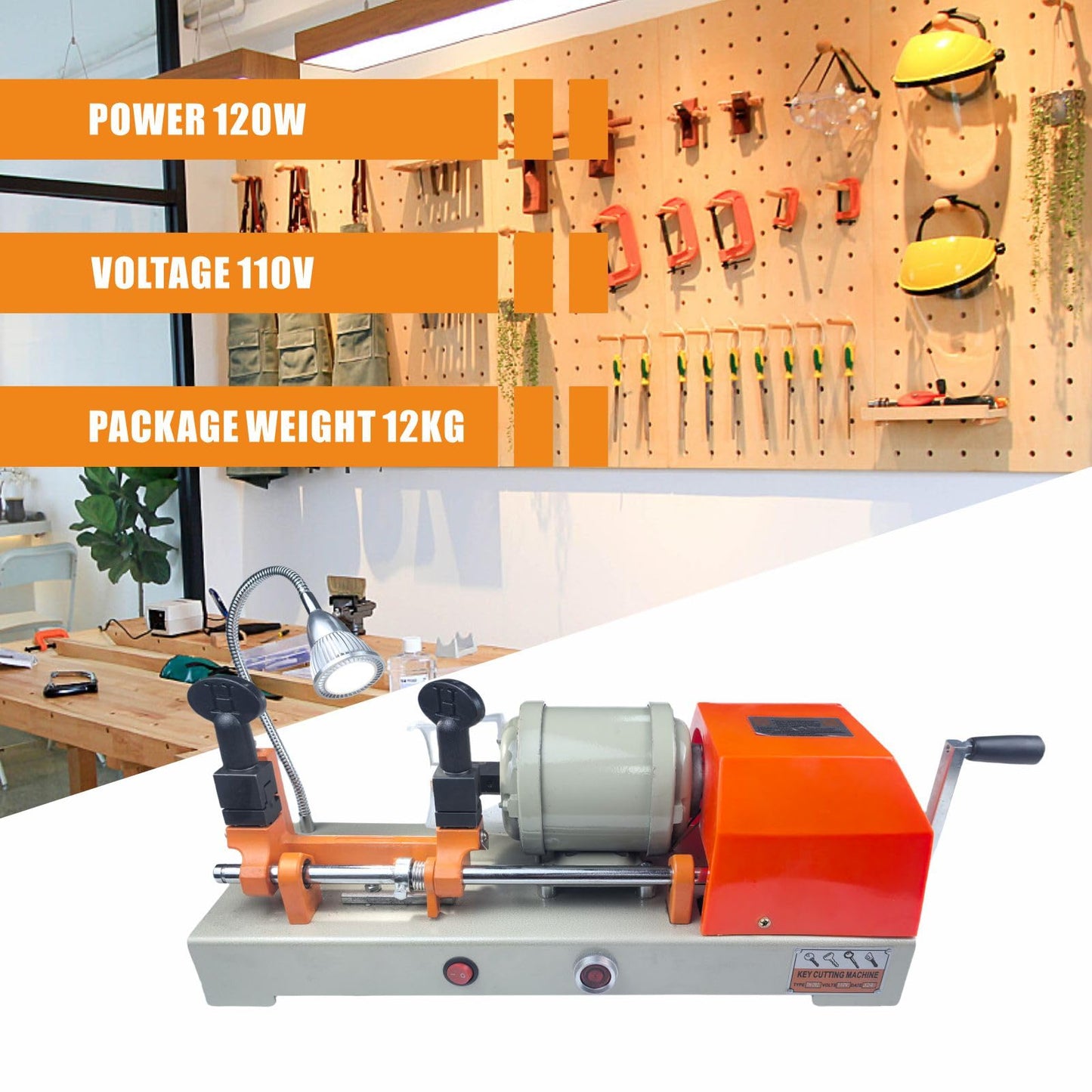 Zmtfqymx Portable Horizontal Metal Cutting Tool, 110V High-Precision Slotting Machine for Metalworking and DIY Projects