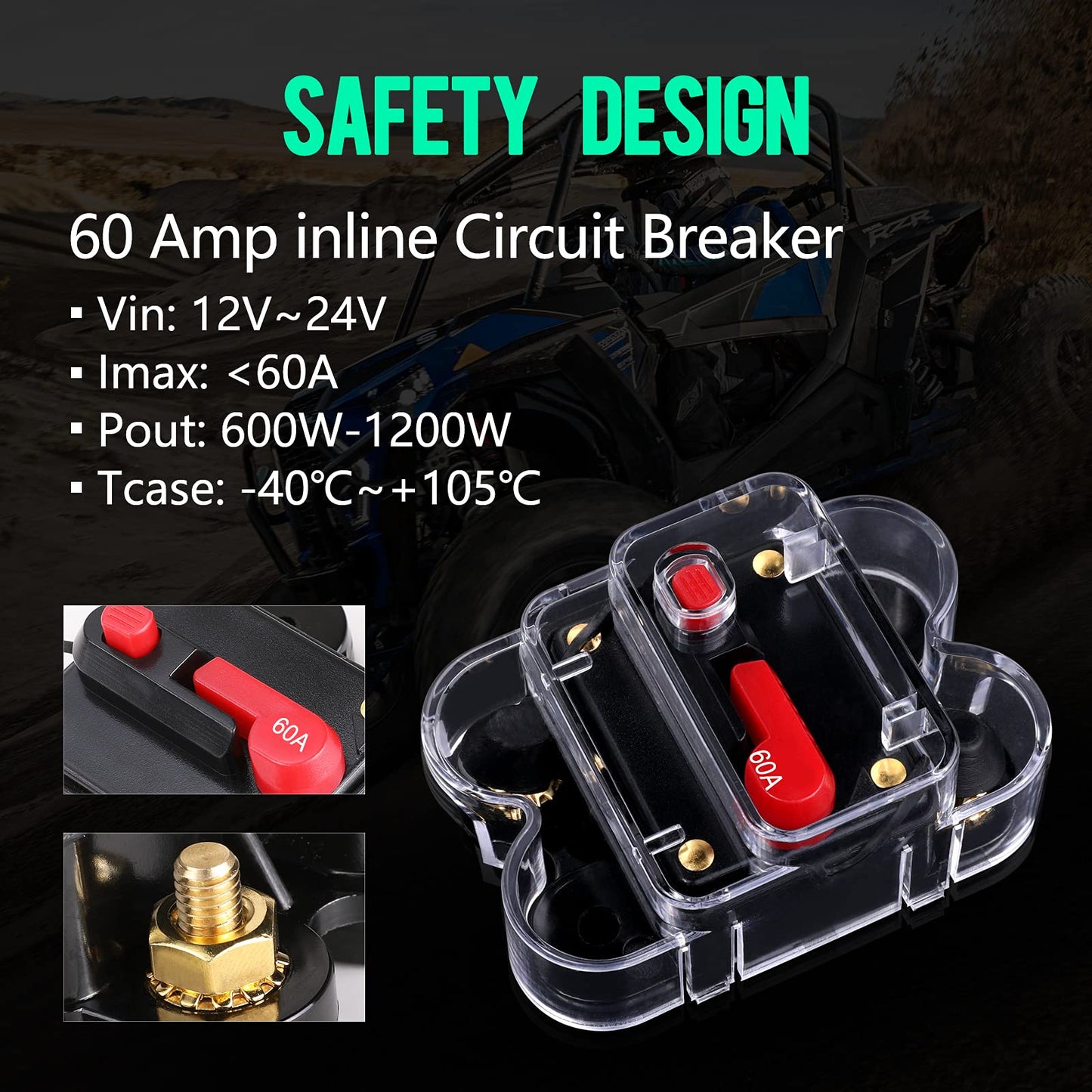 8 Gang Switch Panel, Niking Auto On-Off LED Car Switch Panel Circuit Control Relay System Box Universal Slim Touch Panel Waterproof for Truck Boat ATV UTV SUV Caravan Marine Can-Am
