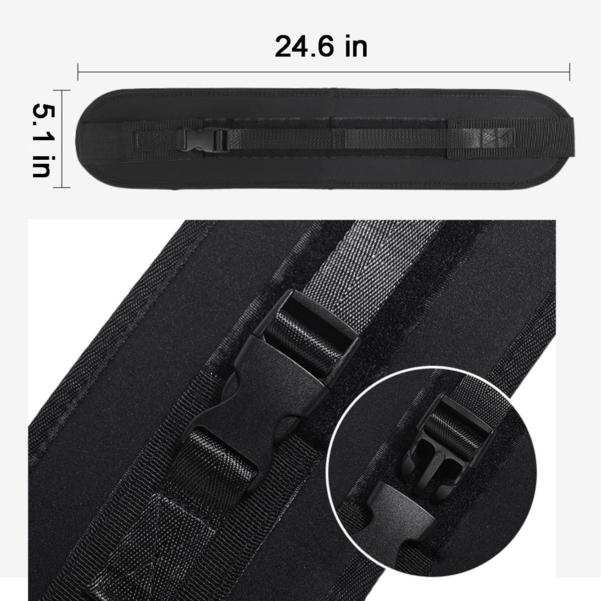 Hip Thrust Dumbbell Holder Belt: Wide Padded Support Belt for Barbell/Dumbbell/Kettlebell for Home Workouts, Adjustable Strap Non-Slip Safety Comfort Squats & Strength Exercises
