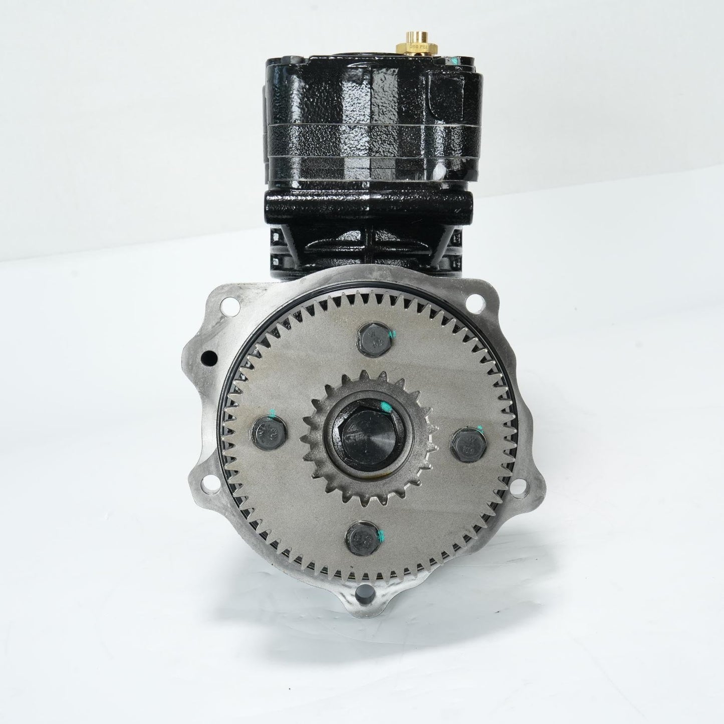 Air Brake Compressor Replacement for Detroit Diesel Series 60 14L Engine – Compatible with R23535534 HDX5018485X DDE R23535534 23535534, Heavy Duty 12V Air Compressor for Trucks