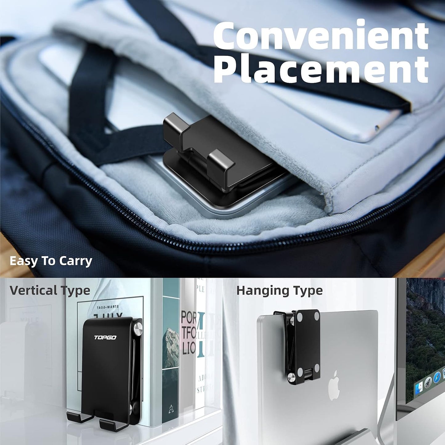 Beamingnet 14/Smartphones/iPad TOPGO Cell Phone Stand, [Stable & Height Adjustable] Foldable Cellphone Holder for Desk