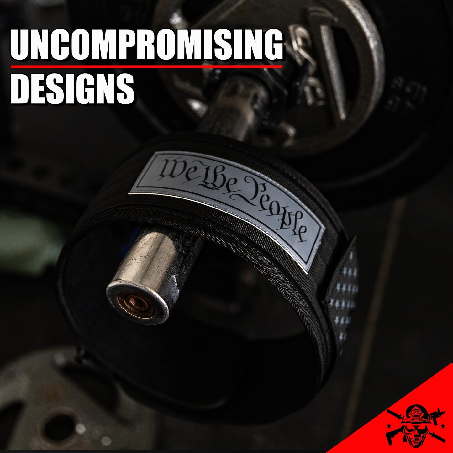 Iron Infidel Recon Weight Lifting Belt - 4" Wide Self Locking Gym Belt for Men & Women, EVA Foam Core Support Weight Belt for Squatting, Deadlifting, Powerlifting, Workout, Fitness & Crossfit (1776, S)