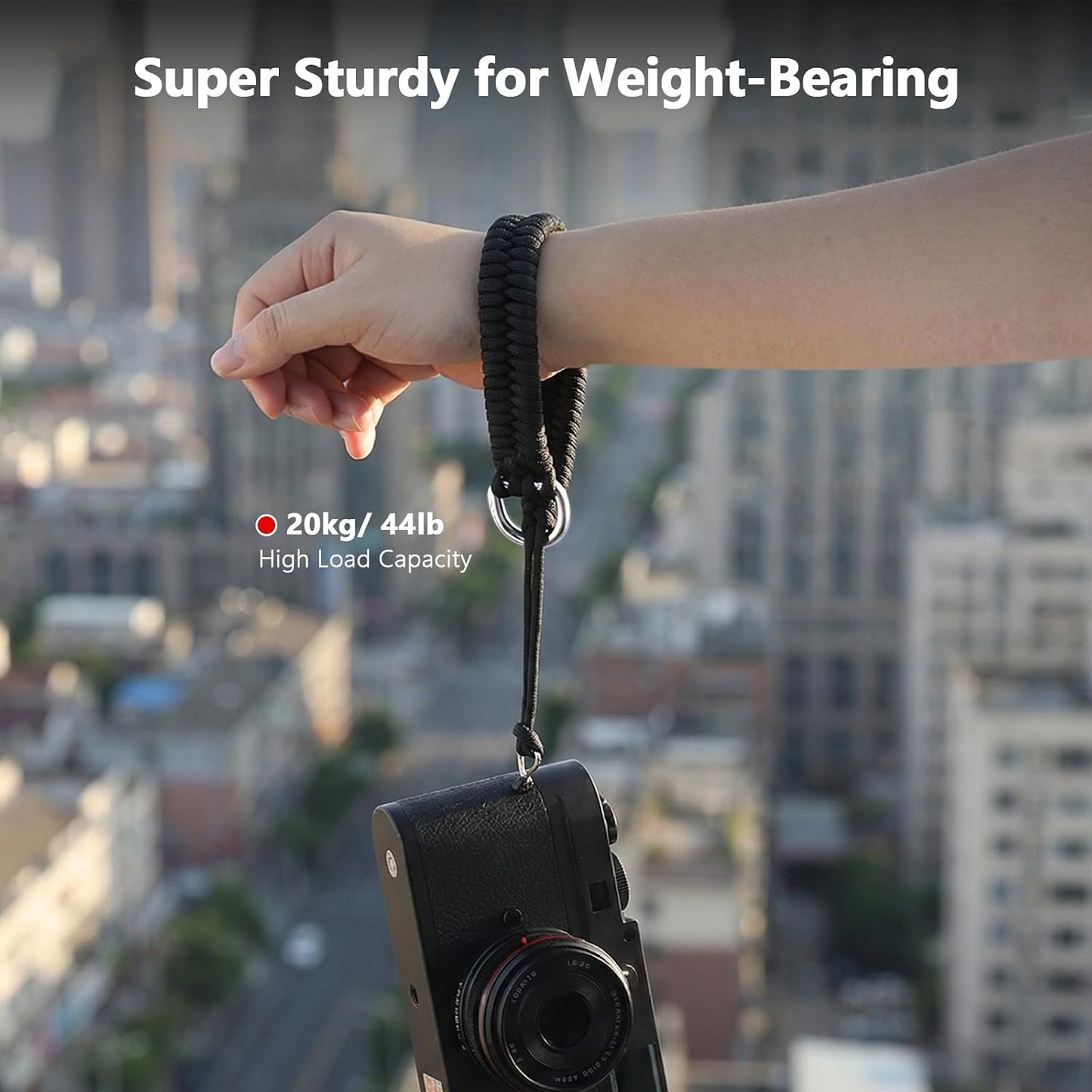 Universal Camera Wrist Strap - Braided Design for Safety