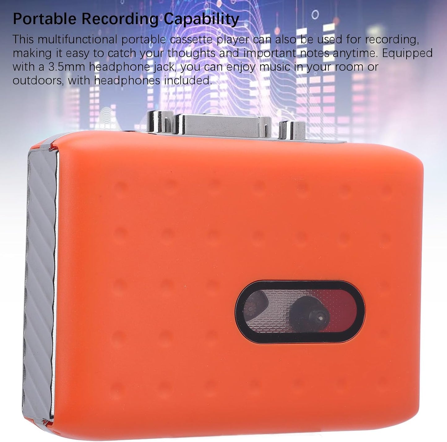 Cassette Cassette MP3 Cassette Cassette Tape Player, USB C to Digital Converter Portable Player Tape Recorder