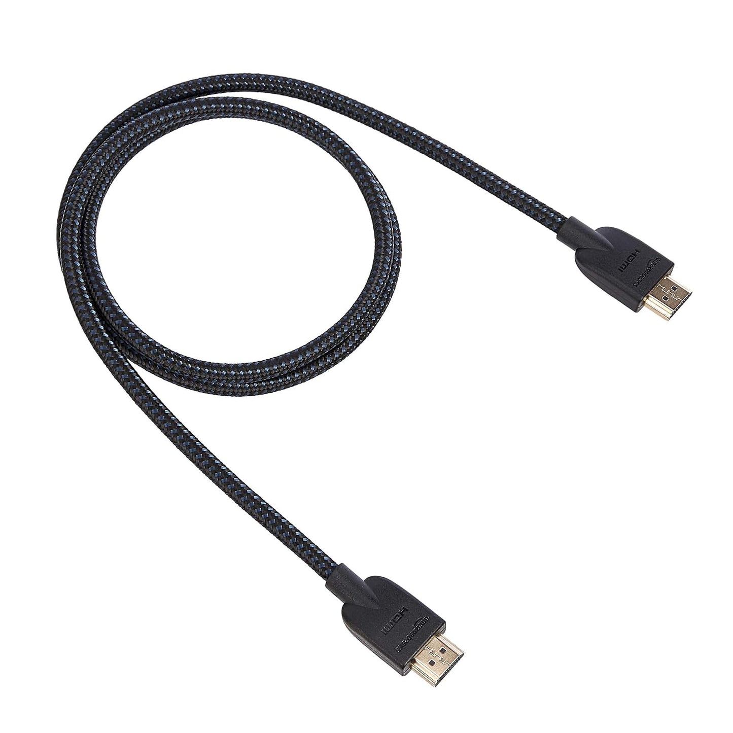 2.0 3ft, 4K@60Hz, 18Gbps, 2160p, 48 TV/PS5/Xbox/Roku/Blu-ray, Amazon Basics Nylon-Braided HDMI Cable, bit, Compatible