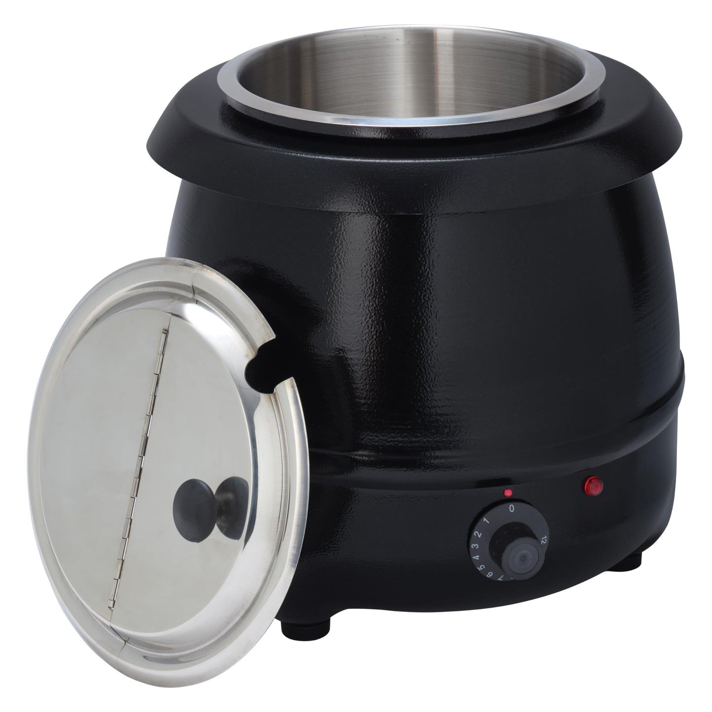 Winco Electric Soup Warmer, 10.5-Quart,Black