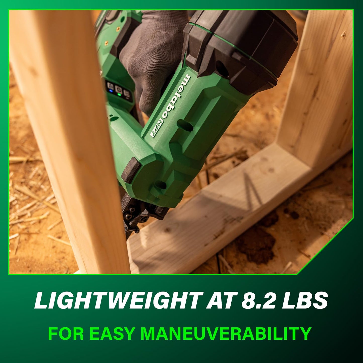 Metabo HPT 18V MultiVolt Cordless 30° Paper Tape Framing Nailer Kit, 3-1/2" Framing Nailer, Power Tool with 4.0Ah Lithium Ion Battery, Drives 2" to 3-1/2" Nails, Powerful Brushless Motor, NR1890DCA