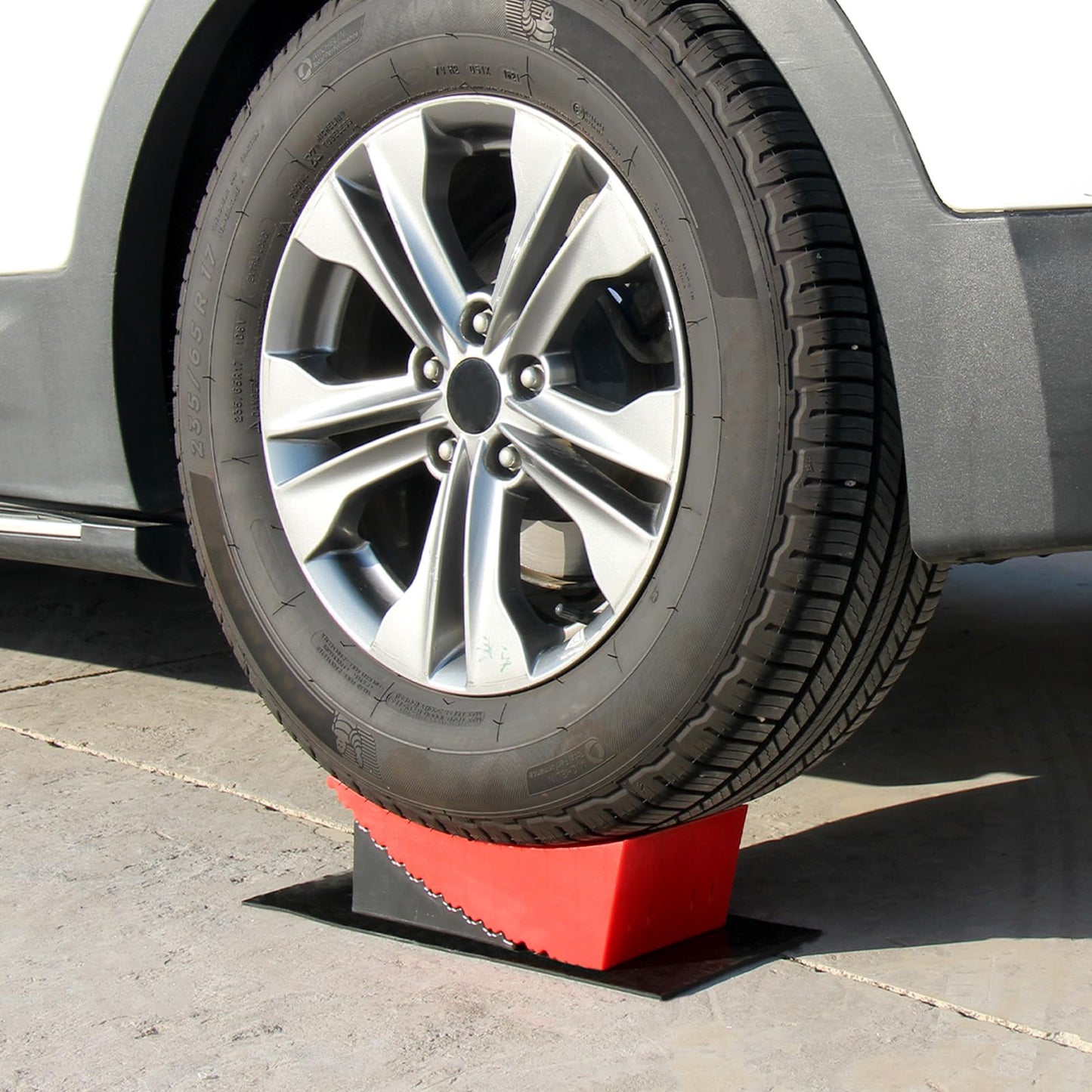 OULEME 26x9 Heavy Duty Rubber Mat, Anti-Slip Rubber Pad for RV Leveling Blocks/Ramp/Leveler (2 Pack)