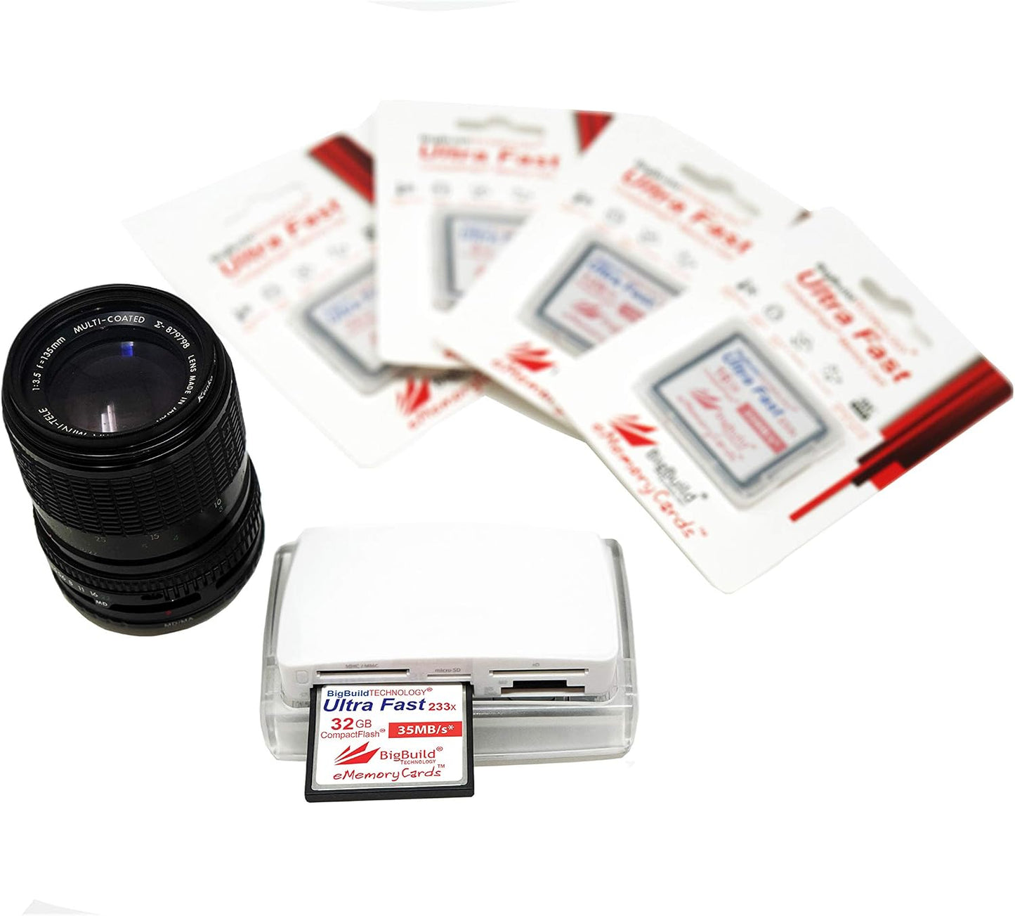 BigBuild Technology 32GB 35MB/s 10D/20D/30D/40D/50D/1D/1Ds/5D/5Ds/7D eMemoryCards Ultra Fast CompactFlash memory card