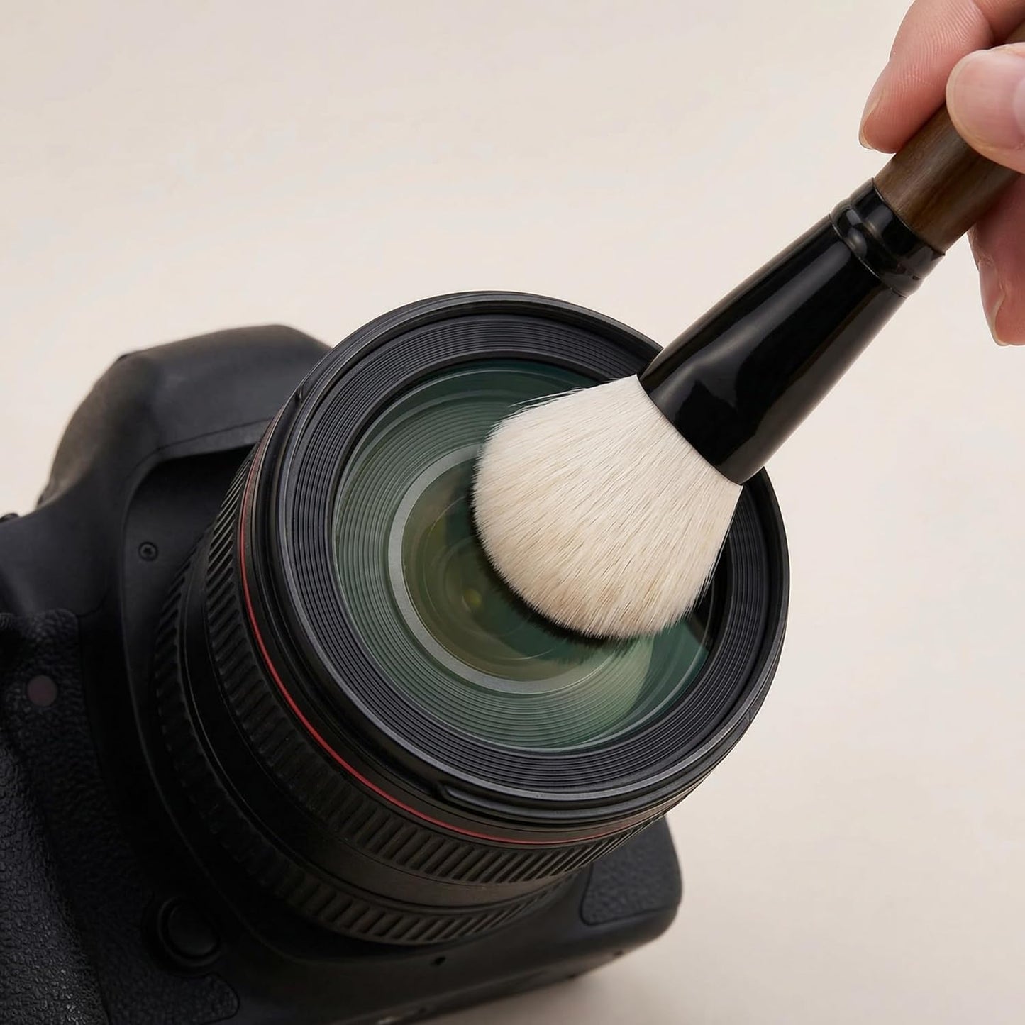 ZGGAZCA Lens Brush Camera Cleaning Kit for Lenses and Screen Goat Hair Cleaner Pen for DSLR Camera Computer Screen Soft