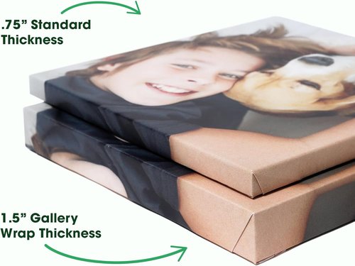 BuildASign Custom Canvas Prints - Personalized Photo Wall Art for Home Decor | Ready to Hang (12" L x 12" W x 1.5" D)