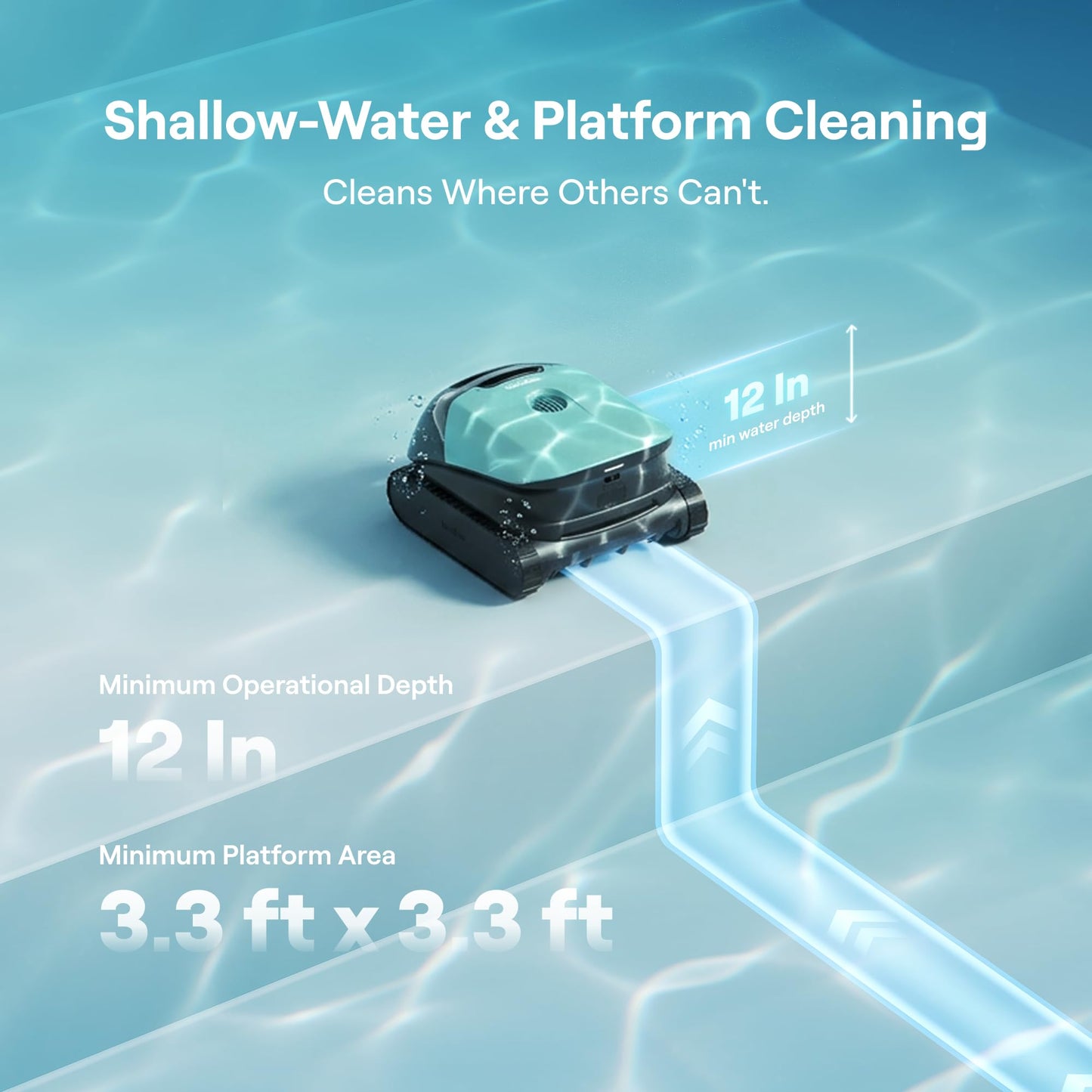 Beatbot Sora 10 Cordless Robotic Pool Vacuum Cleaner with iSkim 24/7 Cleaning Solar Powered Skimmer, Cleans Floor, Walls, Waterline and Surface-Mint Green & Blue