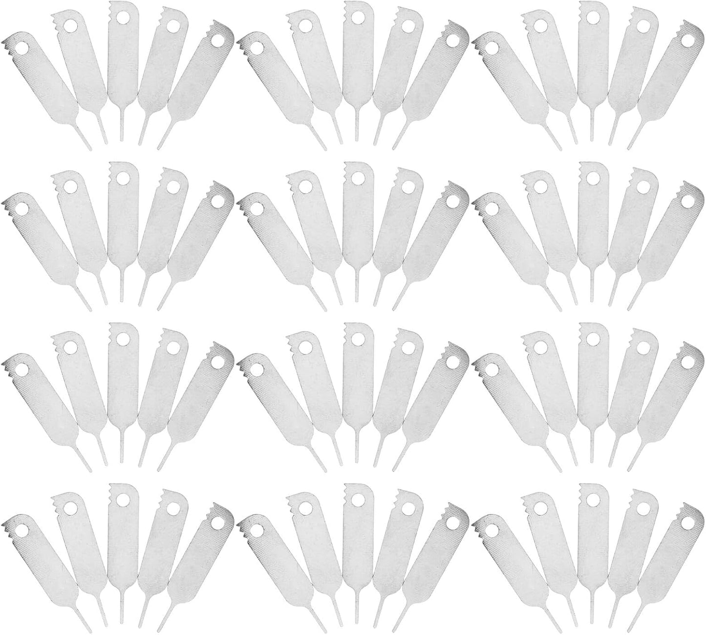 400pcs KALLORY Sim Card Eject Pins and Mobile Phone Card Removal Tools with Hanging Hole, Universal Sim Tray Opening