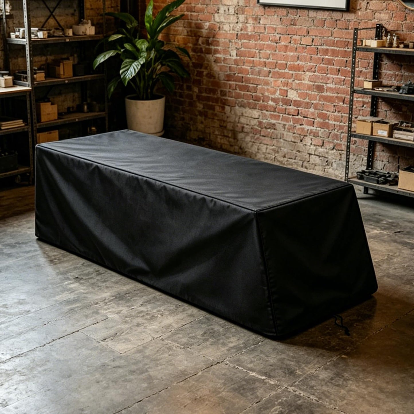 Weight Bench Cover Waterproof Heavy Duty Exercise Workout Bench Cover, Home Gym All-weather Protective Covers Fit for Sit-up Board Flat Lifting Benches and Fitness Equipment (52'' L x 60'' W x 21'' H)