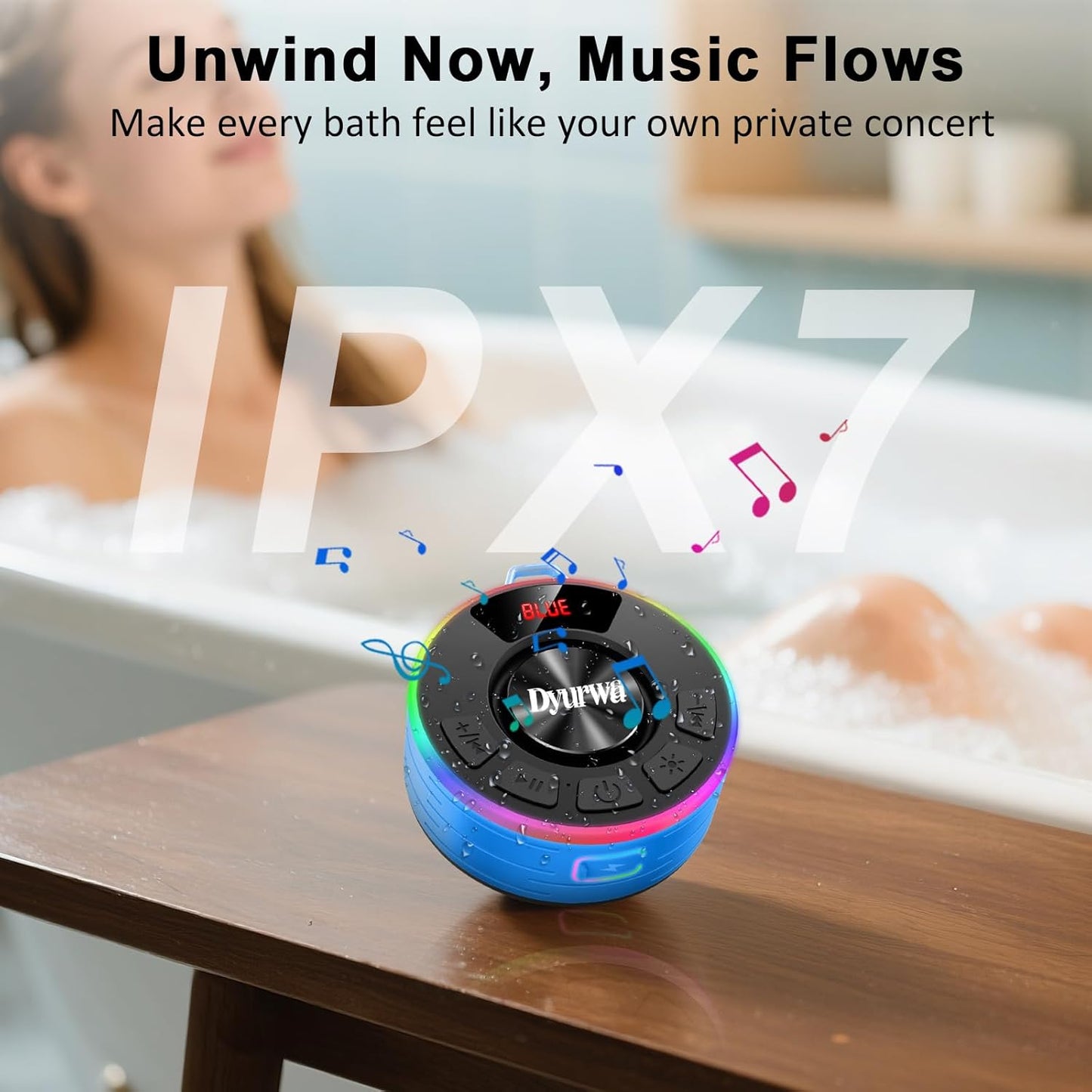 Dyurwa Bluetooth Speaker,Super Bass, Pairing for Outdoor, Home, Party