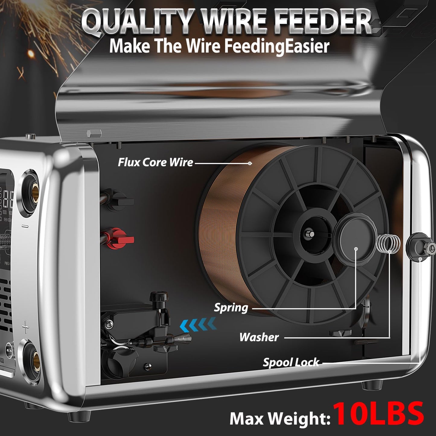 OFRAP Aluminum MIG Welder Newest 2026, 110/220V MIG Welding Machine165A, 6-in-1 Flux Core/Gas Mig/Mag/Stick/Lift Tig/Mig Aluminum Multi-process Welder Machine