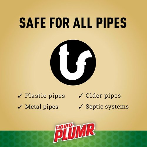 Liquid-Plumr Hair Eliminator Gel - Pro-Strength Clog Remover & Drain Opener | 16 fl. oz. Bottle