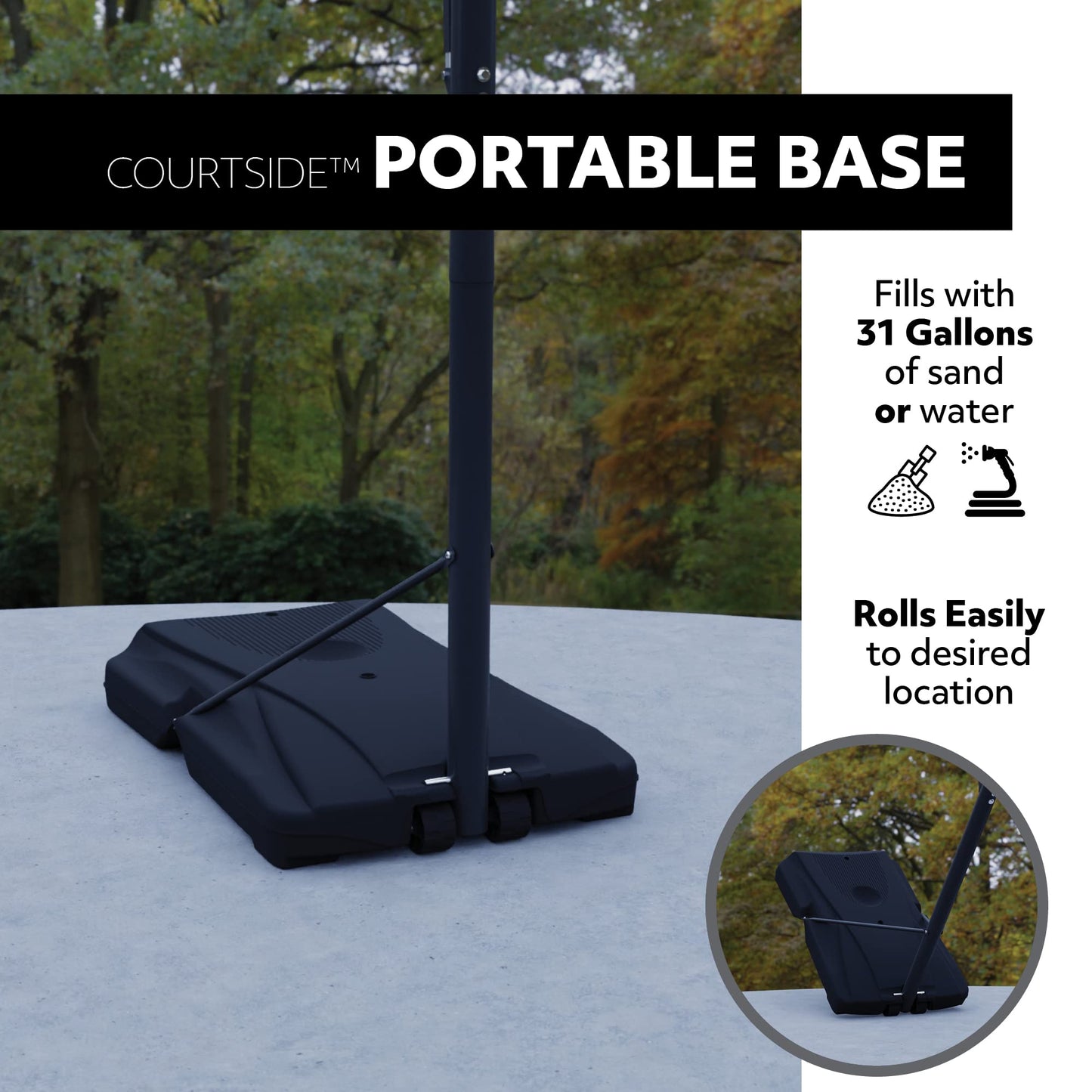 Lifetime Portable Basketball Hoop - 50 in Shatterproof Backboard, Adjustable
