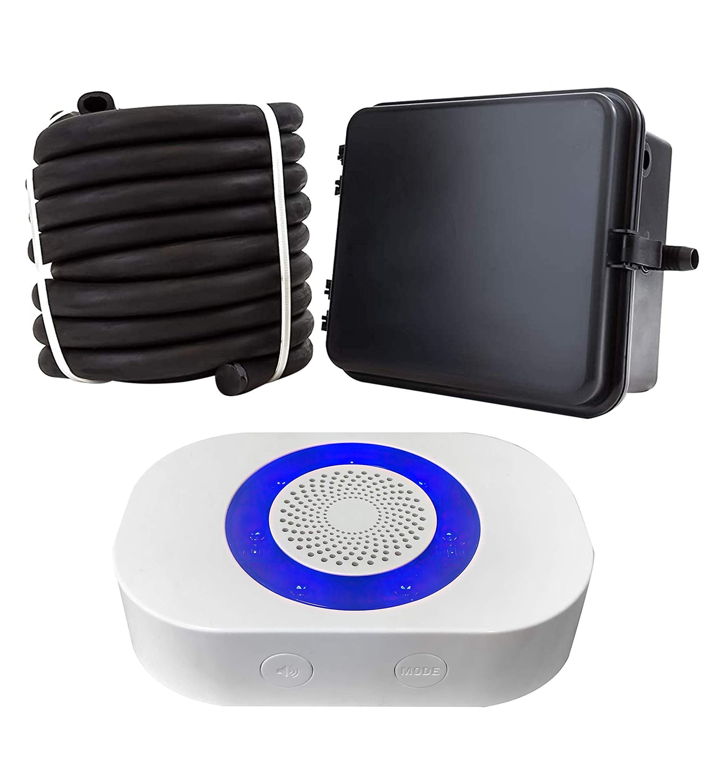 Dakota Alert Driveway Alarm Sensor - Wireless One Mile DCRH-4k Plus Rubber Hose Driveway Alarm System, Relay Outputs, RE-4k Plus Receiver & DCHT-4000 Transmitter with 25-FT Rubber Hose Sensor
