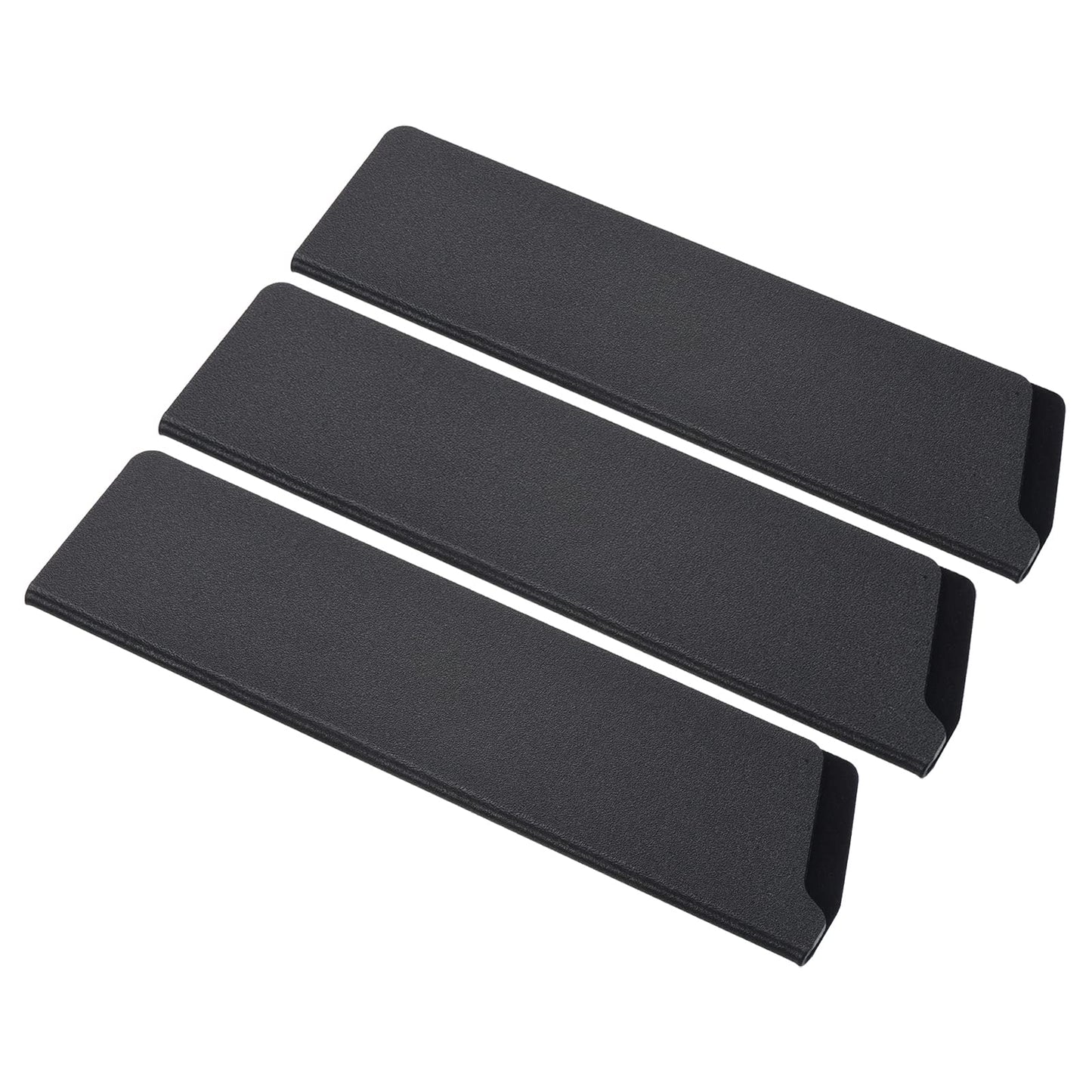PATIKIL ABS Knife Cover Sleeves for 8" Chef Knife, 3 Pack Knives Edge Guard Blade Protector Universal Knife Sheath for Home Kitchen, Black