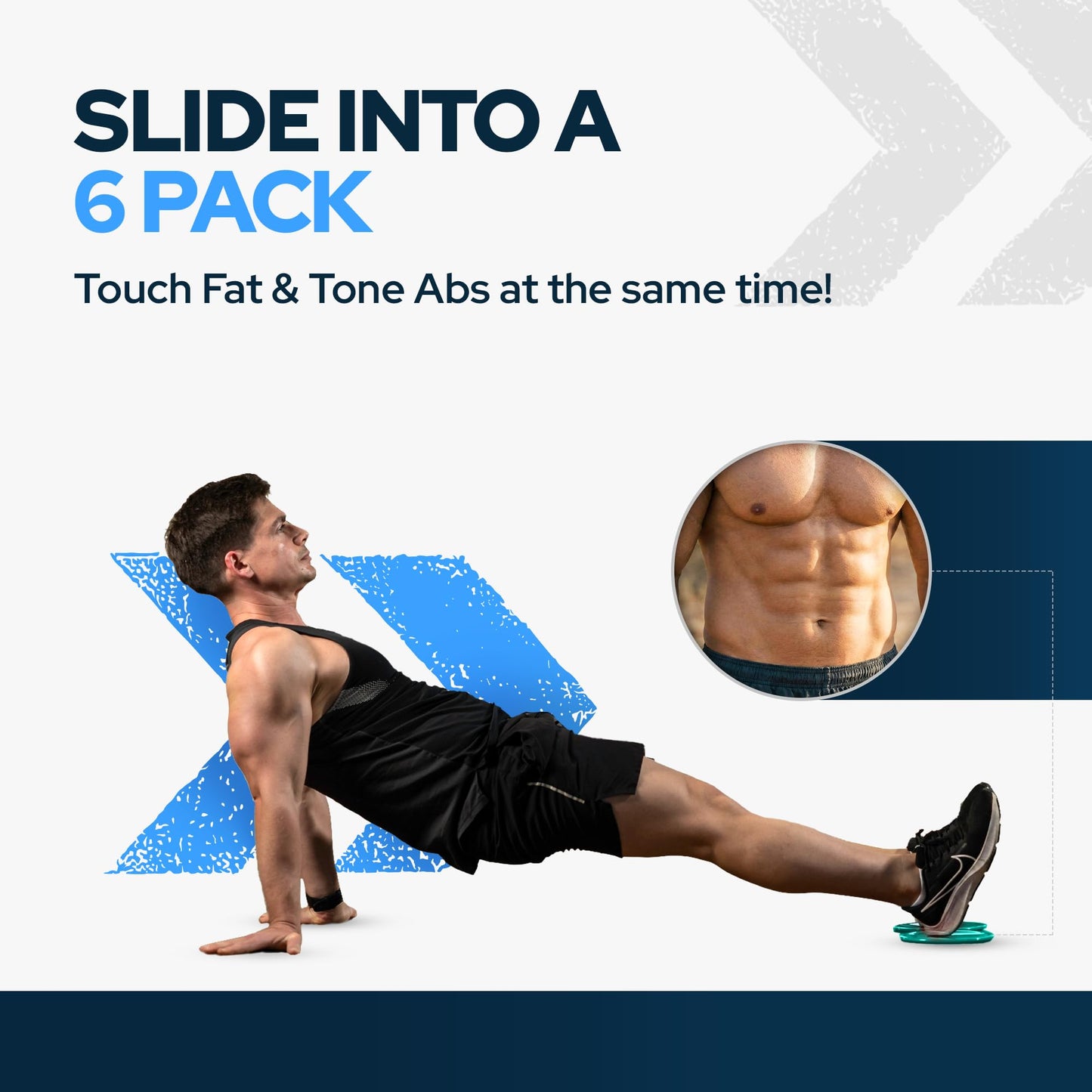 2 x Dual Sided Gliding Discs Core Sliders by Iron Core Fitness | Ultimate Core Trainer | Gym, Home Abdominal & Total Body Workout Equipment | for use on All Surfaces