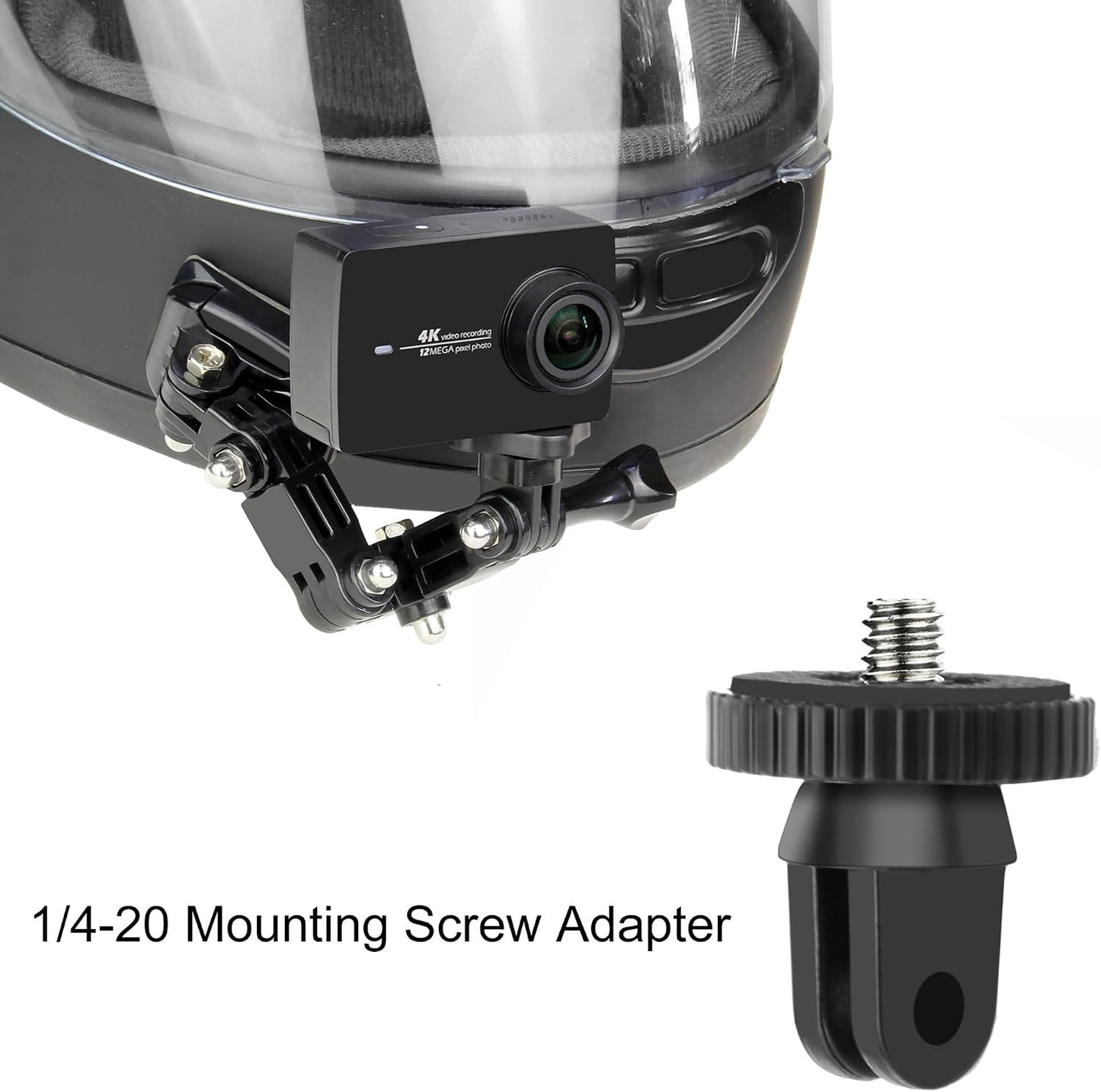 SOONSUN 13 12 11 10 9 8 7 6 5 4 Motorcycle Helmet Chin Mount Kits for GoPro Hero Hero Session, AKASO, SJCAM, Osmo