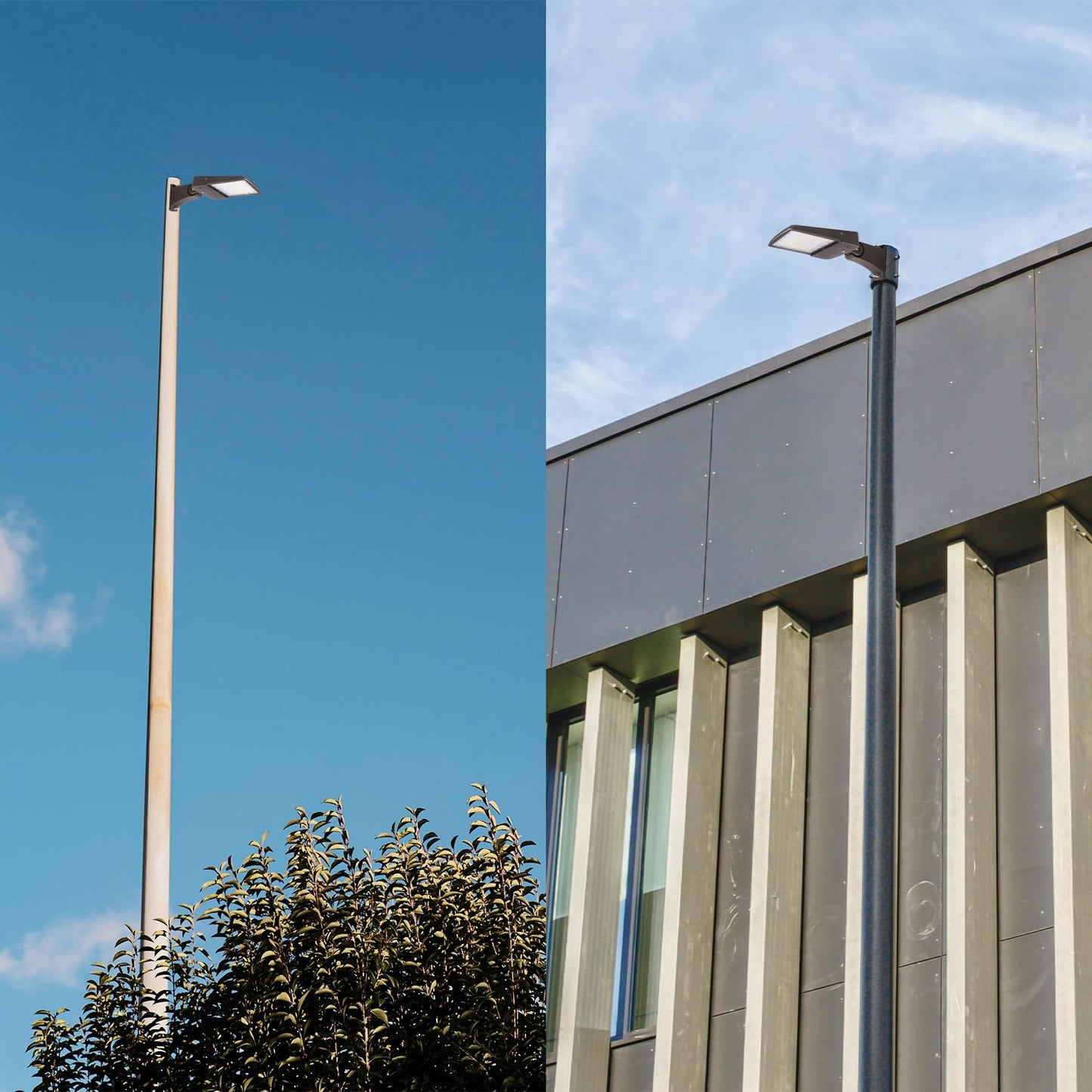 480V 150W LED Parking Lot Light, 5000K 21000LM [Eqv. 600W HPS] LED Shoebox Light with Direct Arm Mount, Dimmable Outdoor Street Area Lighting, IP65 10KV Surge Protection, AC277-480V