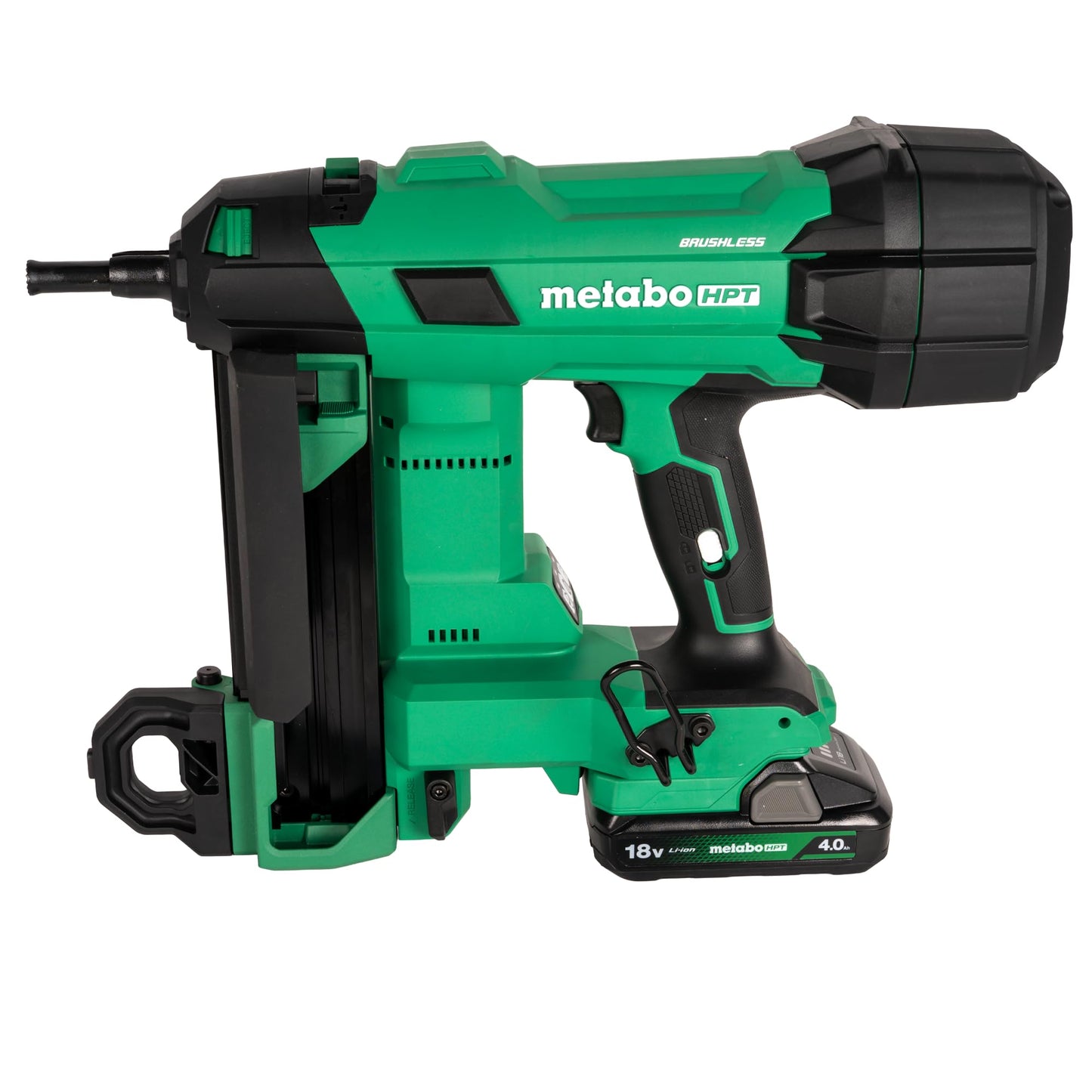 Metabo HPT 18V Cordless Concrete Pin Nailer Kit, Highest Impact Energy in its Class (110 Joules), Compatible with Other Brands Pins, 1/2-Inch to 1-9/16-Inch Nail Length, NC1840DA