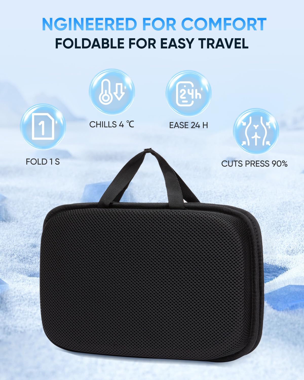 Sino Salected Gel Memory Foam Cushion for Office Chairs and Car Travel
