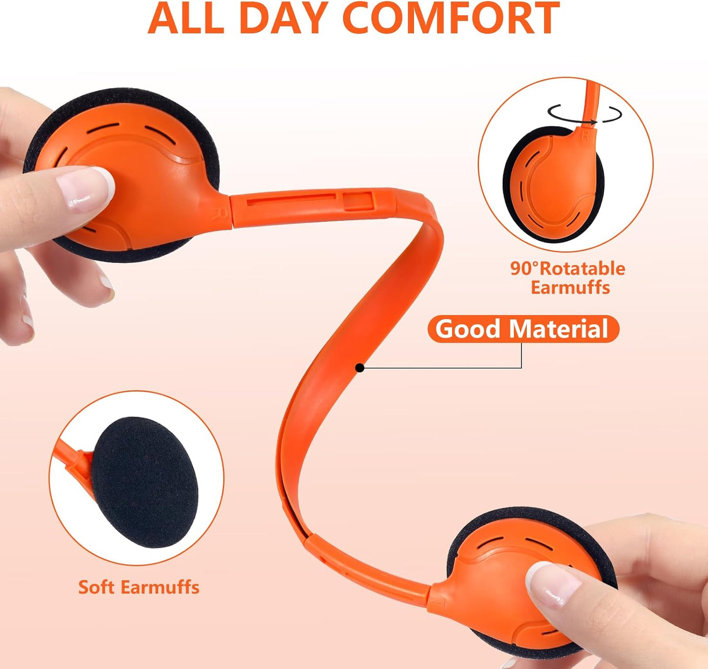 15 Pack 3.5 mm (10 Kids Headphones Bulk for School Classroom Wired Headphones for Kids Students Children Boys Girls