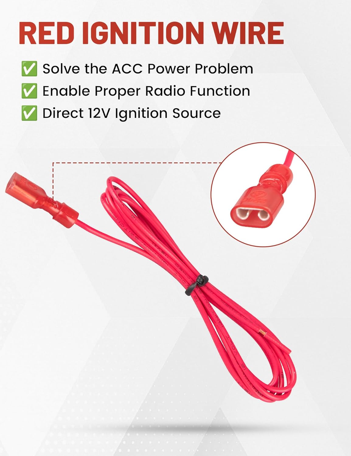2006-2013 RED WOLF Radio Wiring Harness w/Antenna Adapter Compatible with GM GMC Sierra Chevy Impala Buick Cadillac