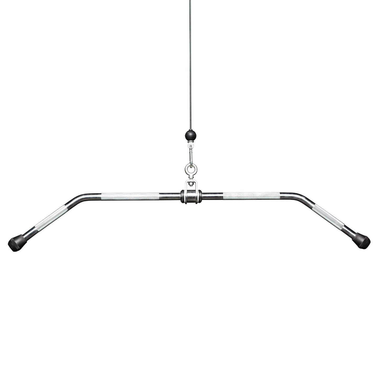 REP Fitness 48-Inch Lat Bar, Solid Pro Style Cable Attachment for Pulldown, Row, Arm, Bicep, Back, Shoulder, Strength Training, Home Gym Equipment, Pulley System Workout Handle Accessory