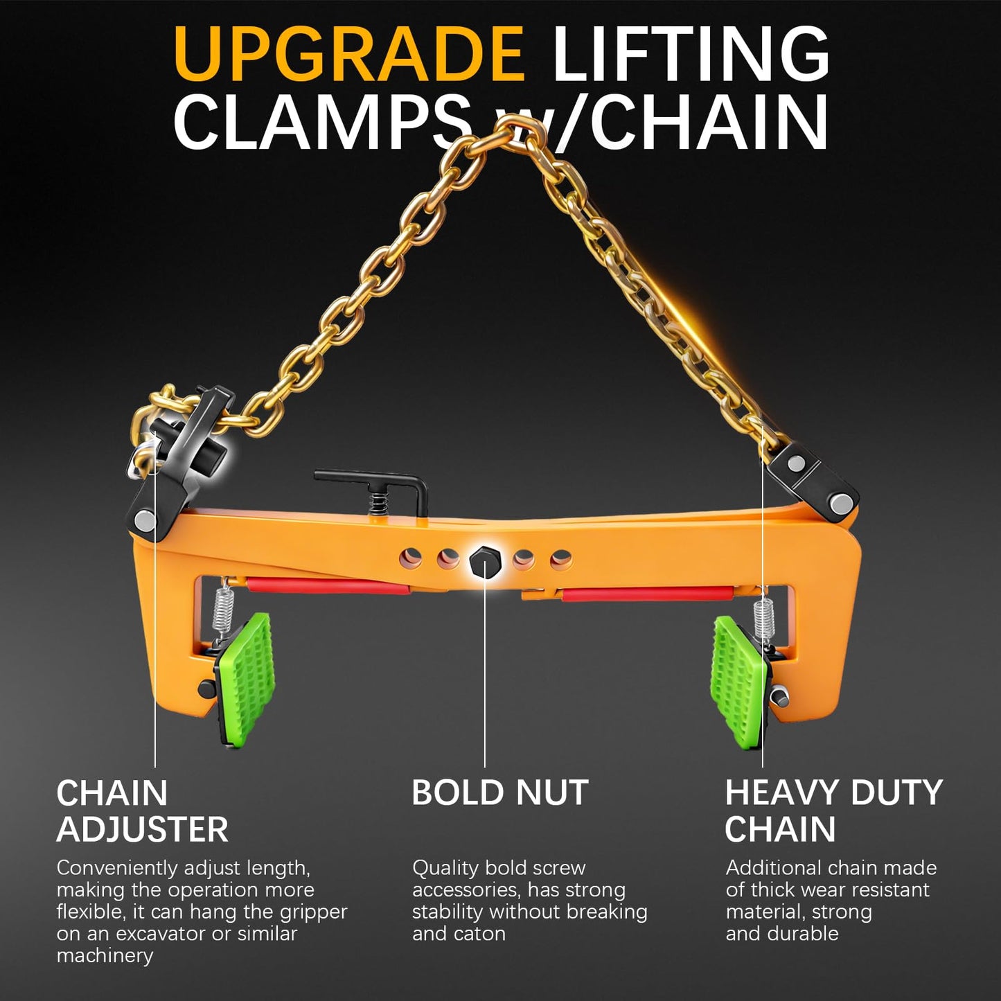 YATOINTO Granite Slab Lifting Clamps 770LBS, Vertical Stone Lifting Clamps Opening Up to 20.08", Marble Heavy Duty Stone Carrying Clamps, Scissor Lifting Clamp for Lifting Handling Transporting