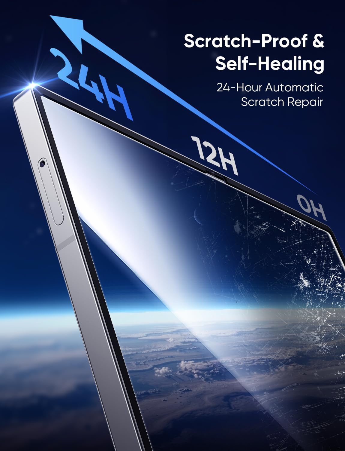 6 2 Pack MAGIC JOHN for Samsung Galaxy Z Fold Screen Protector [Not Glass], Inner Flexible PET Film & Front Film