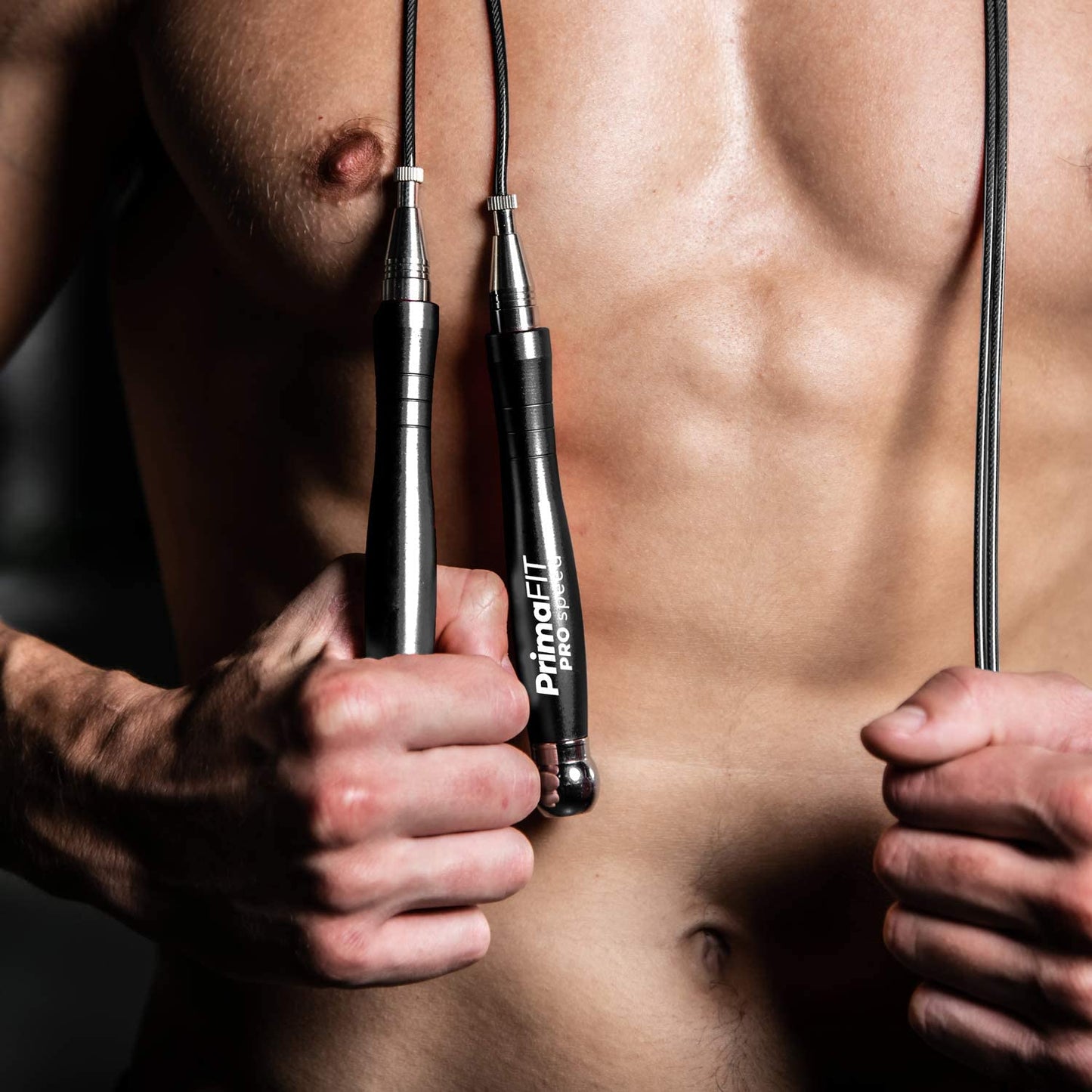 PrimaFIT Jump Rope Pro Speed Skipping Rope Adjustable Adult Jumping Rope Weighted Aluminium Handles for Double Dutch Boxing Workout Crossfit Exercise Fitness Spare Cable Weights Protectors Carry Bag