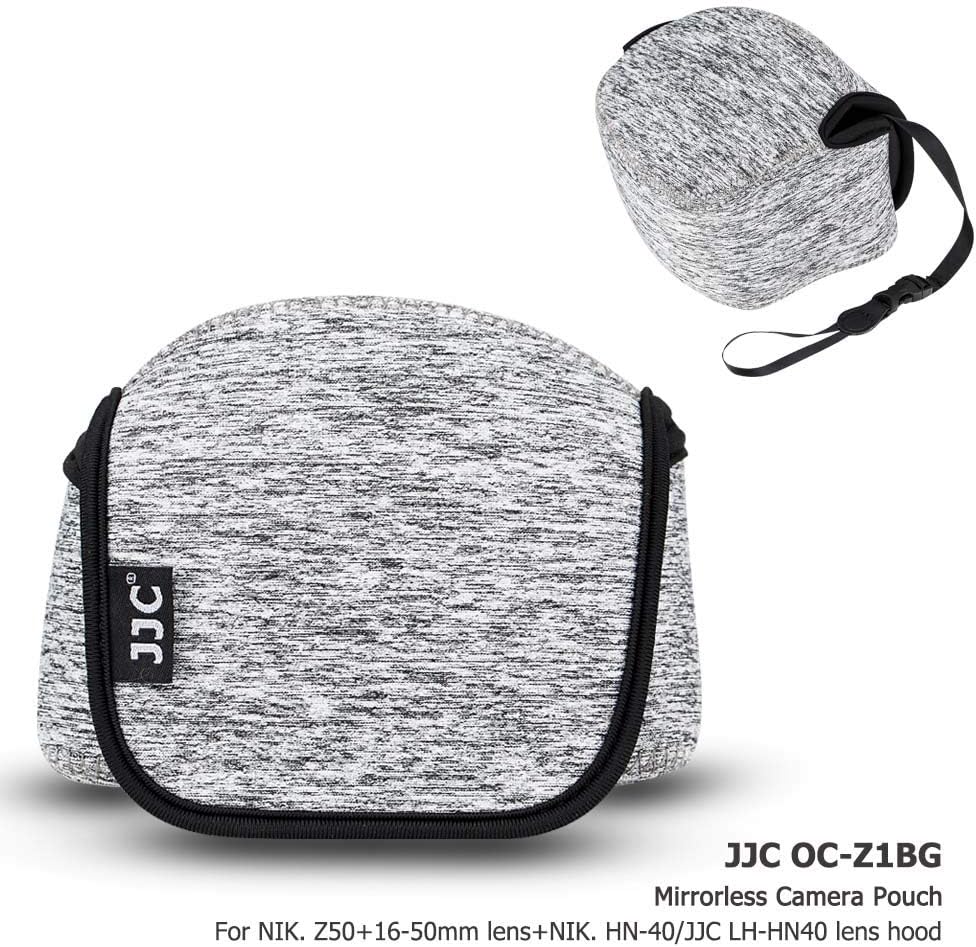ZV-E10 16-50mm X-T50 XC15-45mm Z50+16-50mm KIWIFOTOS Neoprene Compact Camera Sleeve for Sony II +E PZ lens Fuji + lens