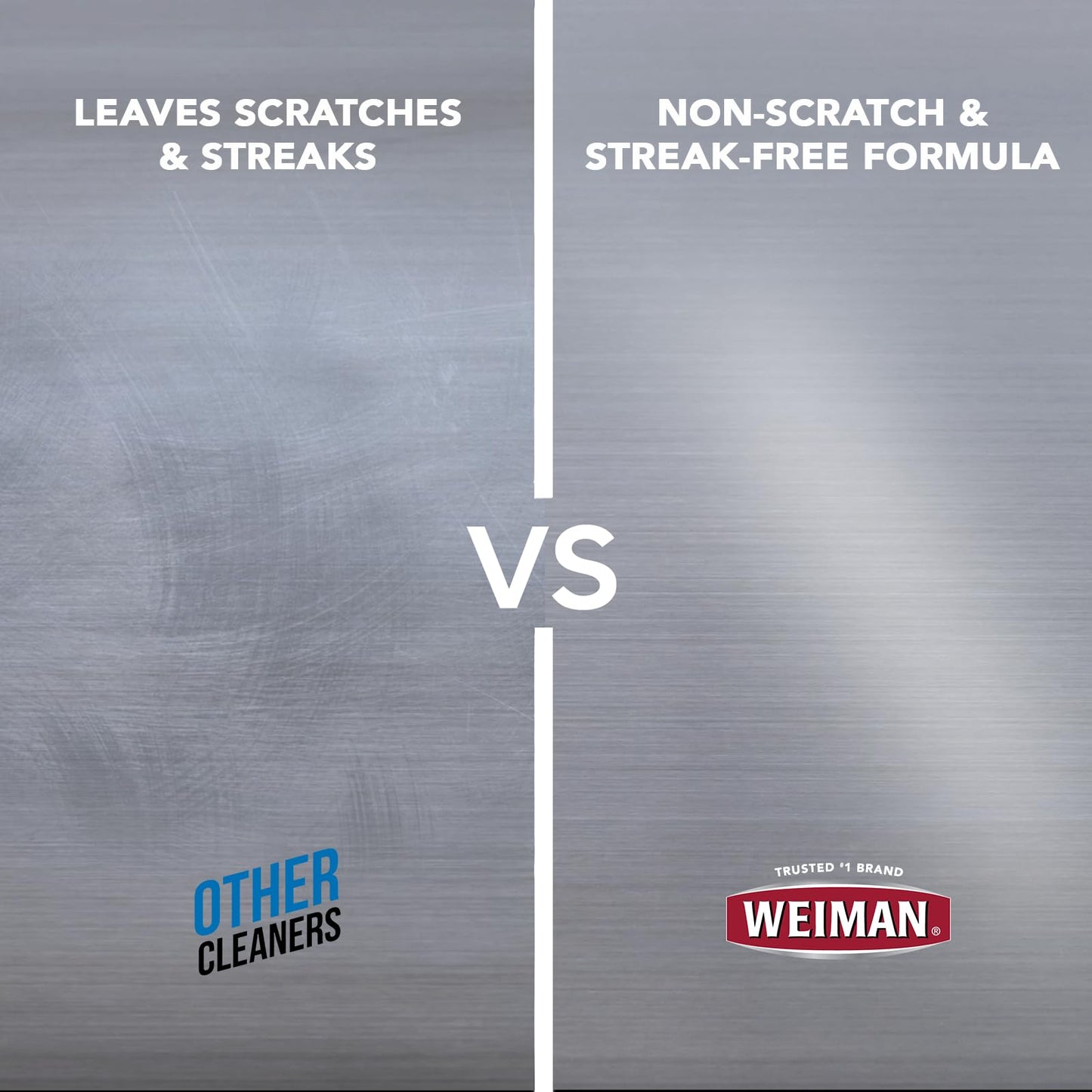 Weiman Heavy Duty Cooktop Polish & Stainless Steel Wipes - Powerful Appliance Kitchen Cleaning Kit - Packaging May Vary