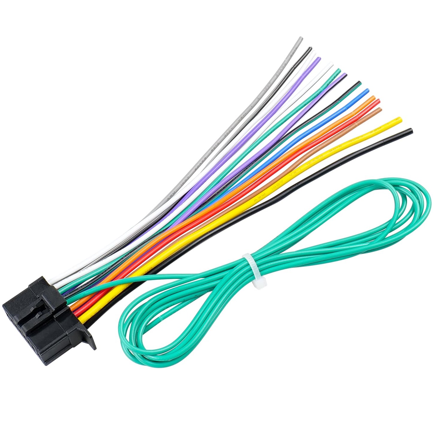 16-Pin Pioneer Car Radio Wiring Harness - Compatible with DEH, AVH, AVIC Models