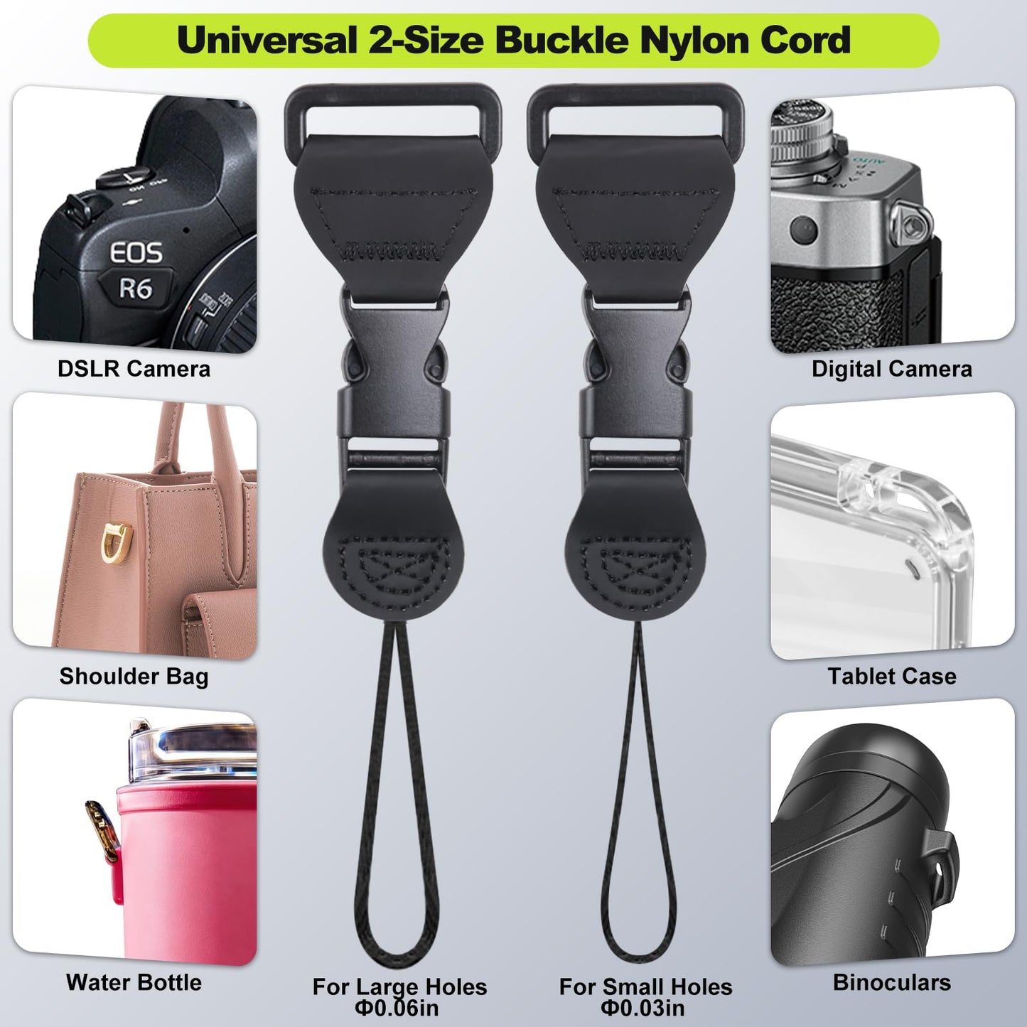 FIEIL Brown and Pink Rhombus Shoulder Strap, Adjustable Camera Strap with 2 Sets of Quick-Release Buckles, Comfortable Neck Strap for iPad, Tablet, Camera, Laptop, Binocular, Luggage Bag