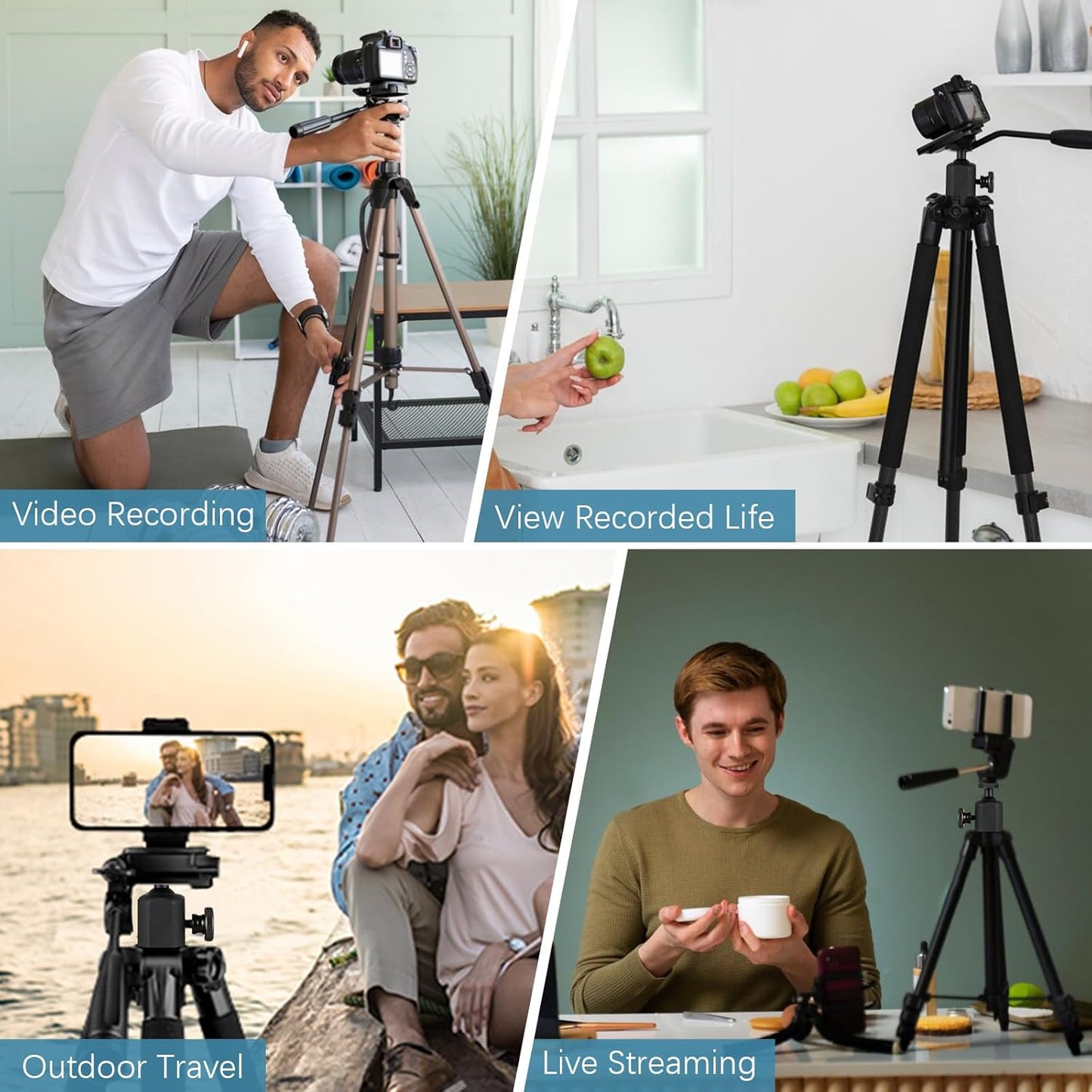 Folgtek 360 1/4 inch 10lbs, (1) Mini Ball Heads Universal Tripod Ball Head Camera Screw Mount, Degrees Rotatable Tilt